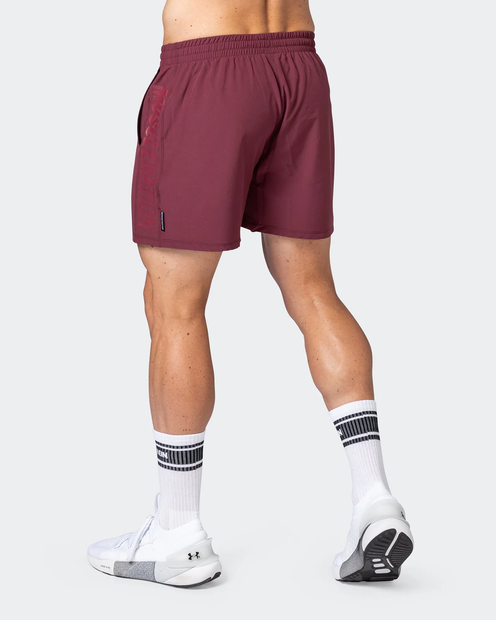 Function 4" Shorts - Wine sold by Muscle Nation product image thumbnail 5