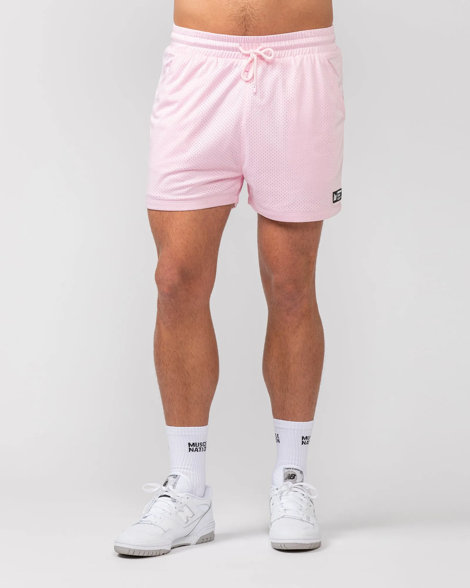 Lay Up 3.5'' Shorts - Soft Pink sold by Muscle Nation product image thumbnail 3