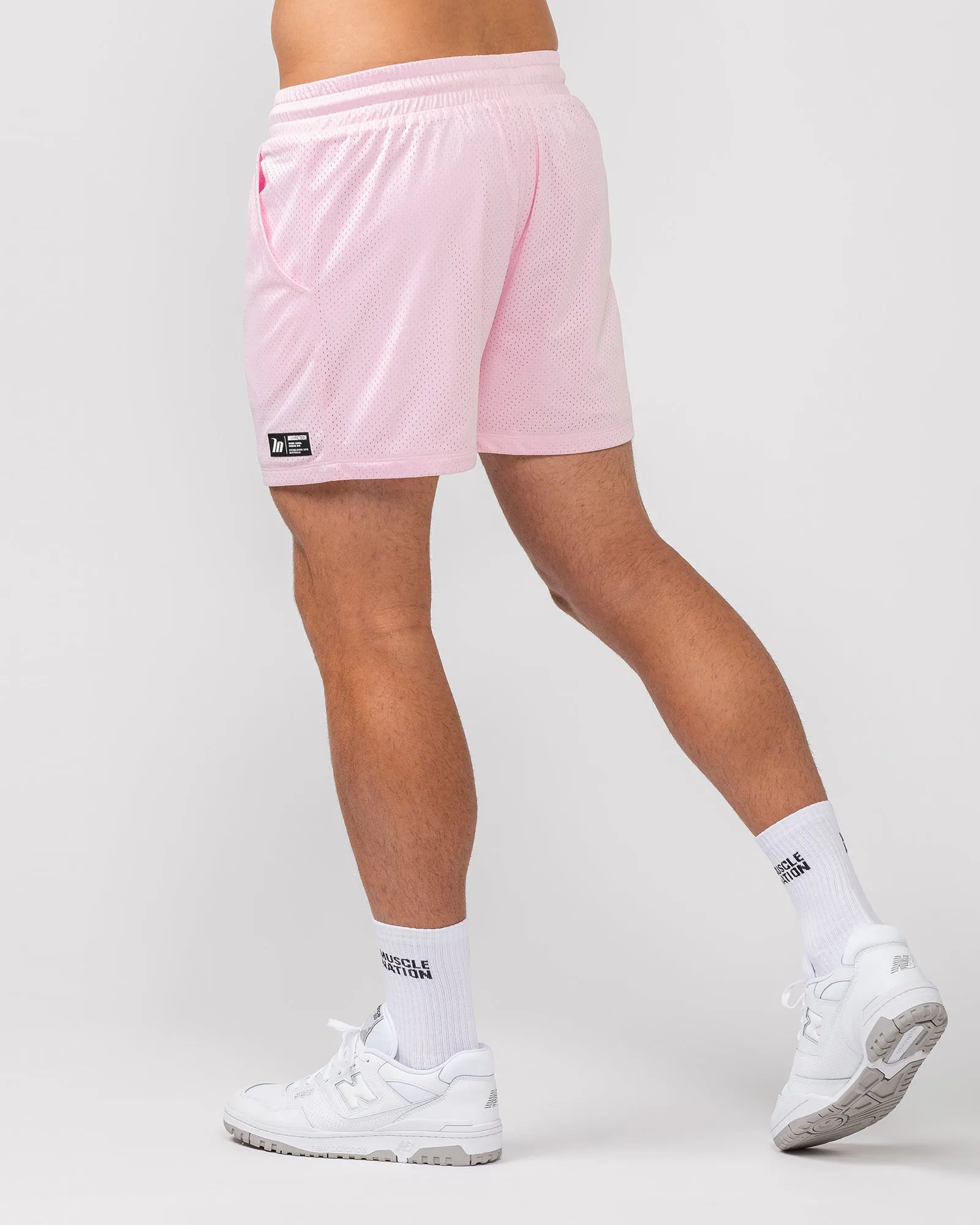 Lay Up 3.5'' Shorts - Soft Pink sold by Muscle Nation product image thumbnail 4