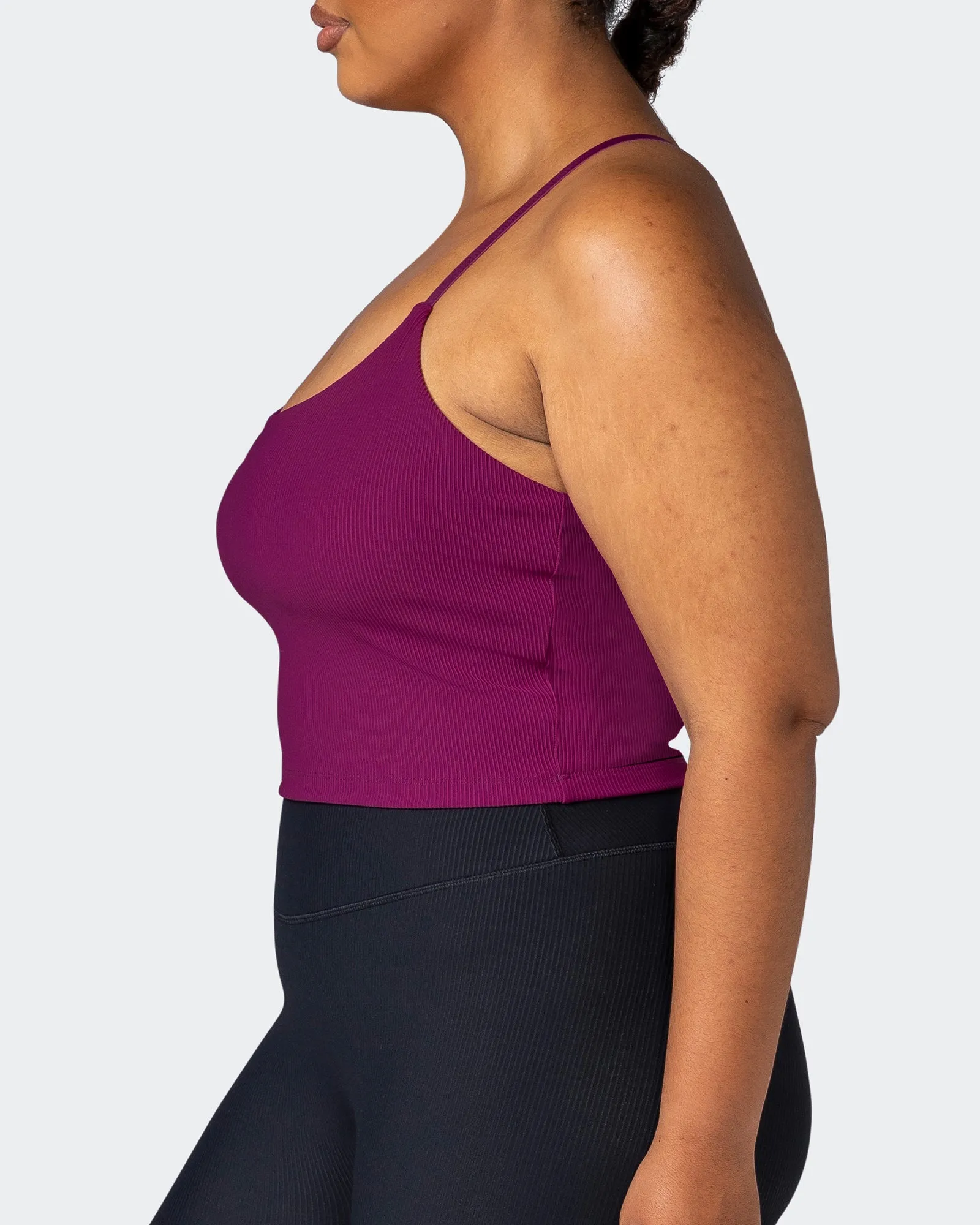 Summertime Rib Cropped Tank - Huckleberry sold by Muscle Nation product image thumbnail 4