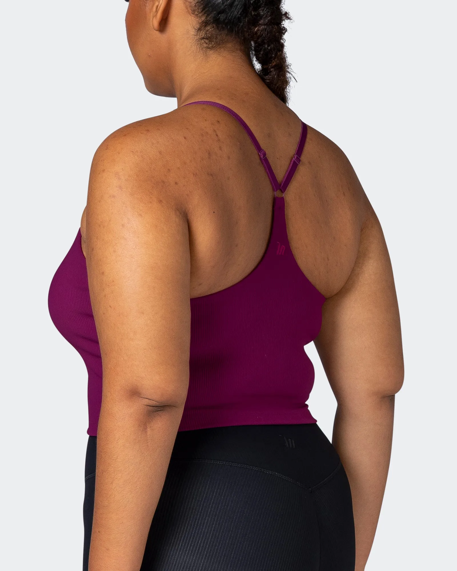 Summertime Rib Cropped Tank - Huckleberry sold by Muscle Nation product image thumbnail 5