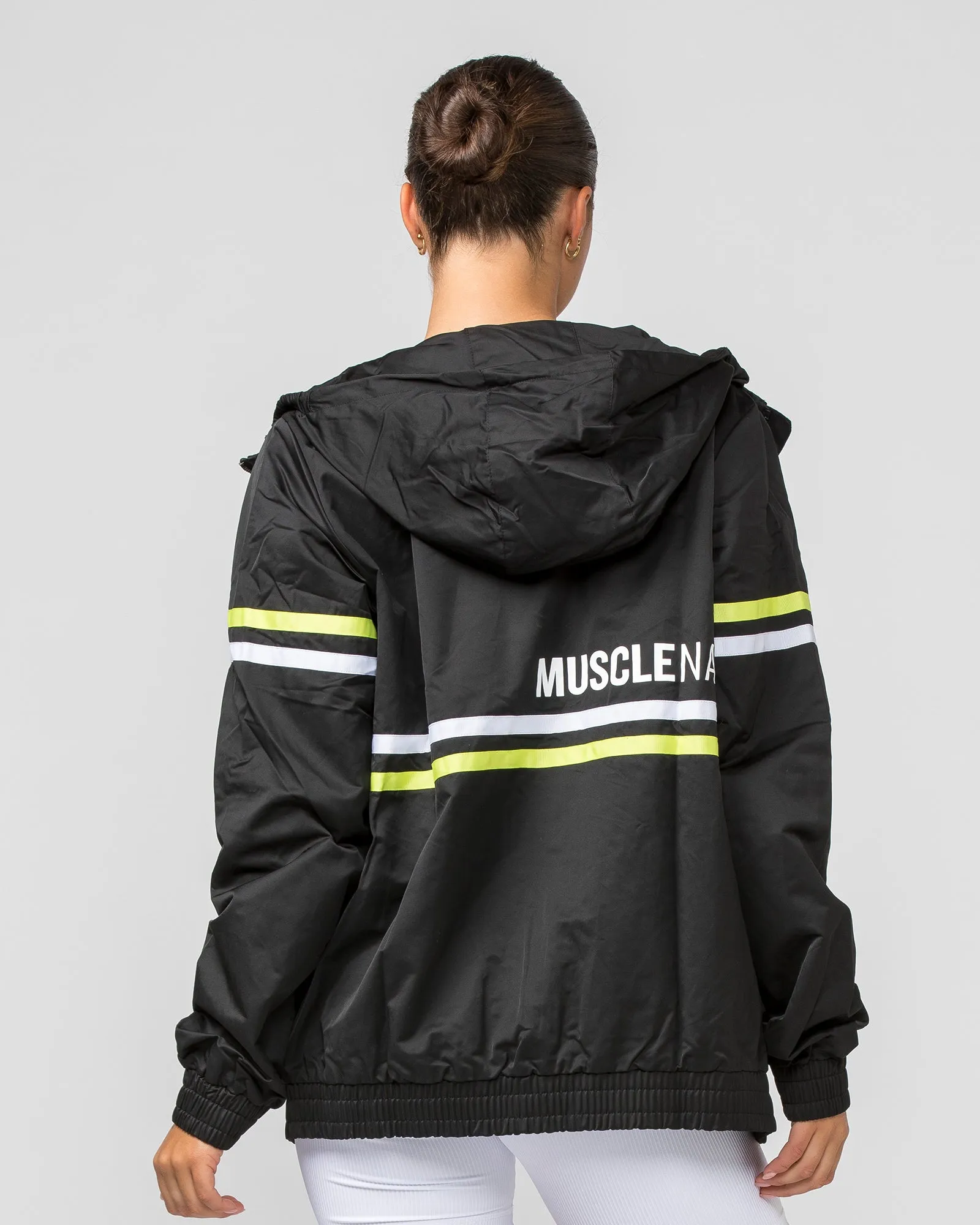 Unisex Track Jacket - Black sold by Muscle Nation product image thumbnail 4