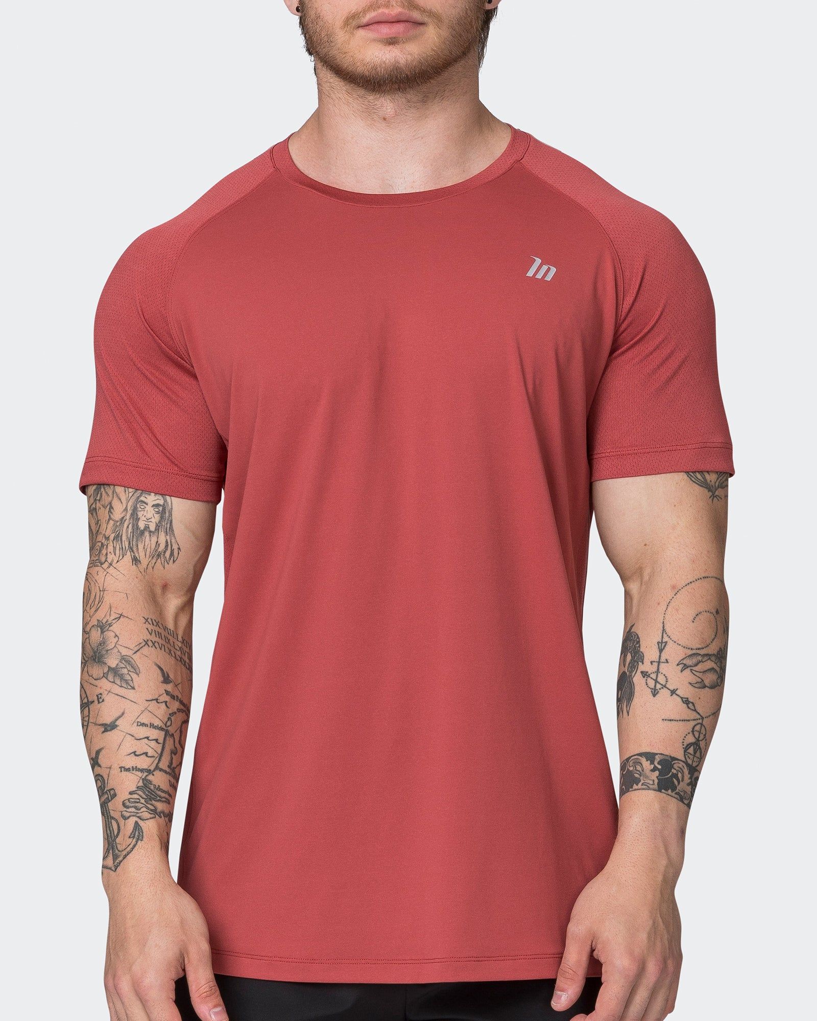 Ventilation Tee - Dusty Red sold by Muscle Nation product image thumbnail 2