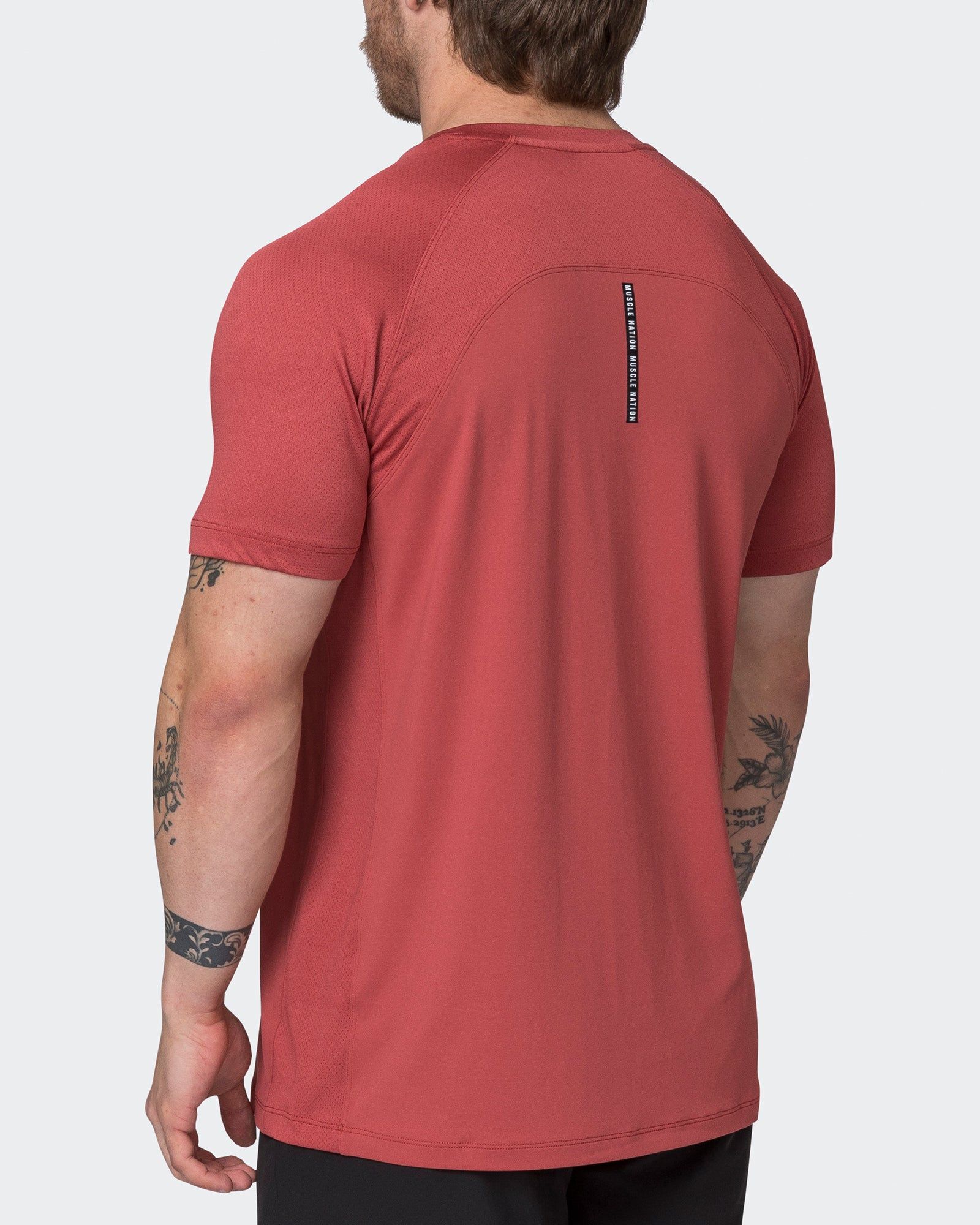 Ventilation Tee - Dusty Red sold by Muscle Nation product image thumbnail 5