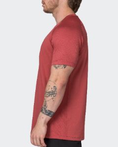 Ventilation Tee - Dusty Red sold by Muscle Nation