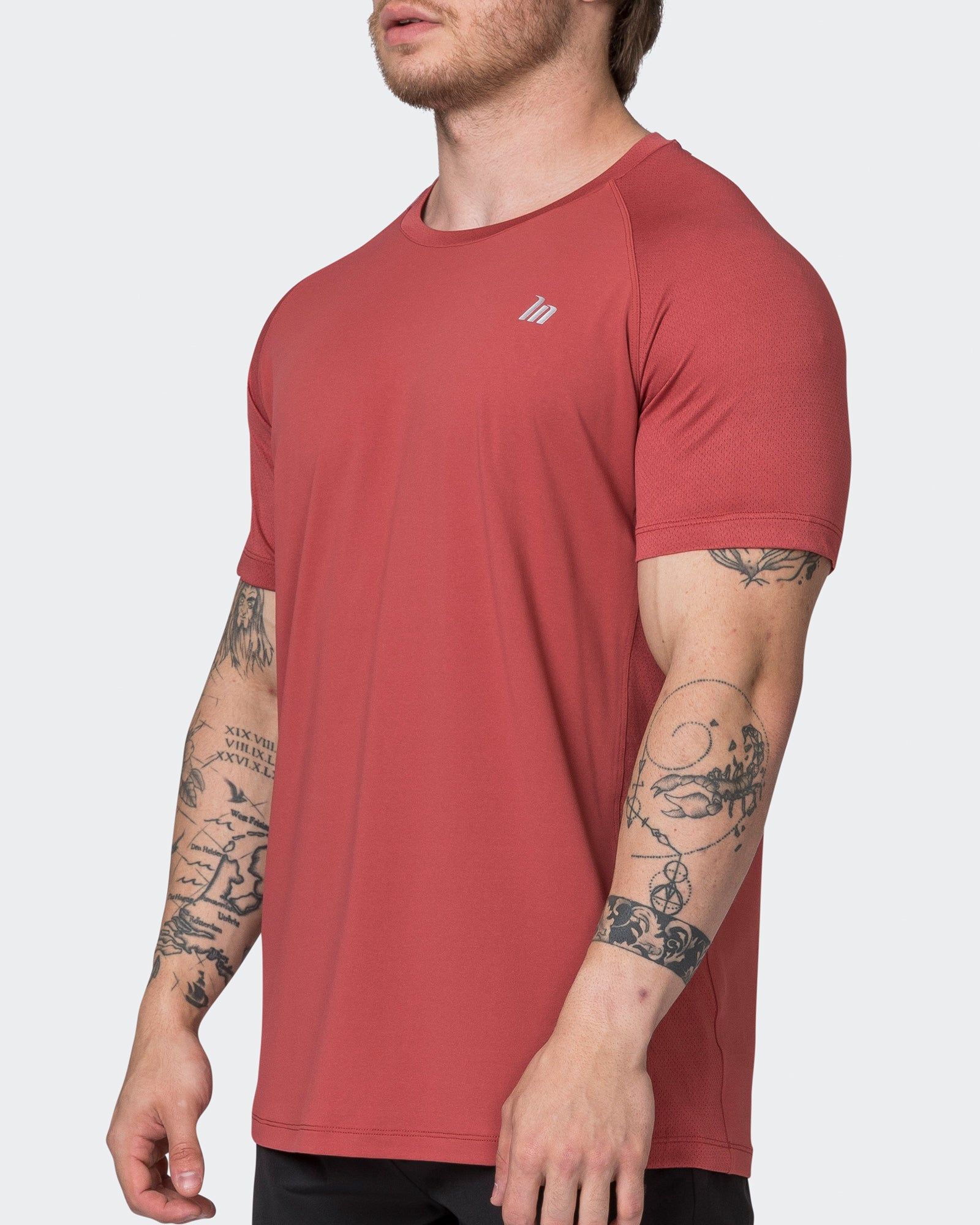 Ventilation Tee - Dusty Red sold by Muscle Nation product image thumbnail 3