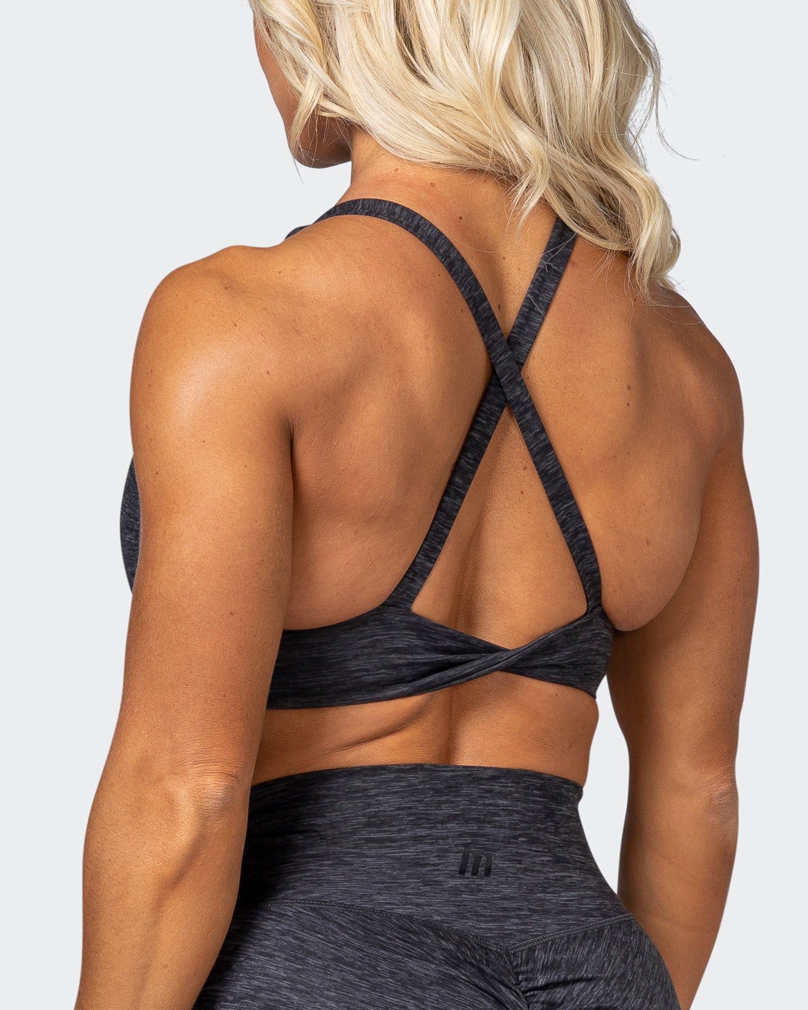 HBxMN Charm Bralette - Charcoal Marl sold by Muscle Nation product image thumbnail 5