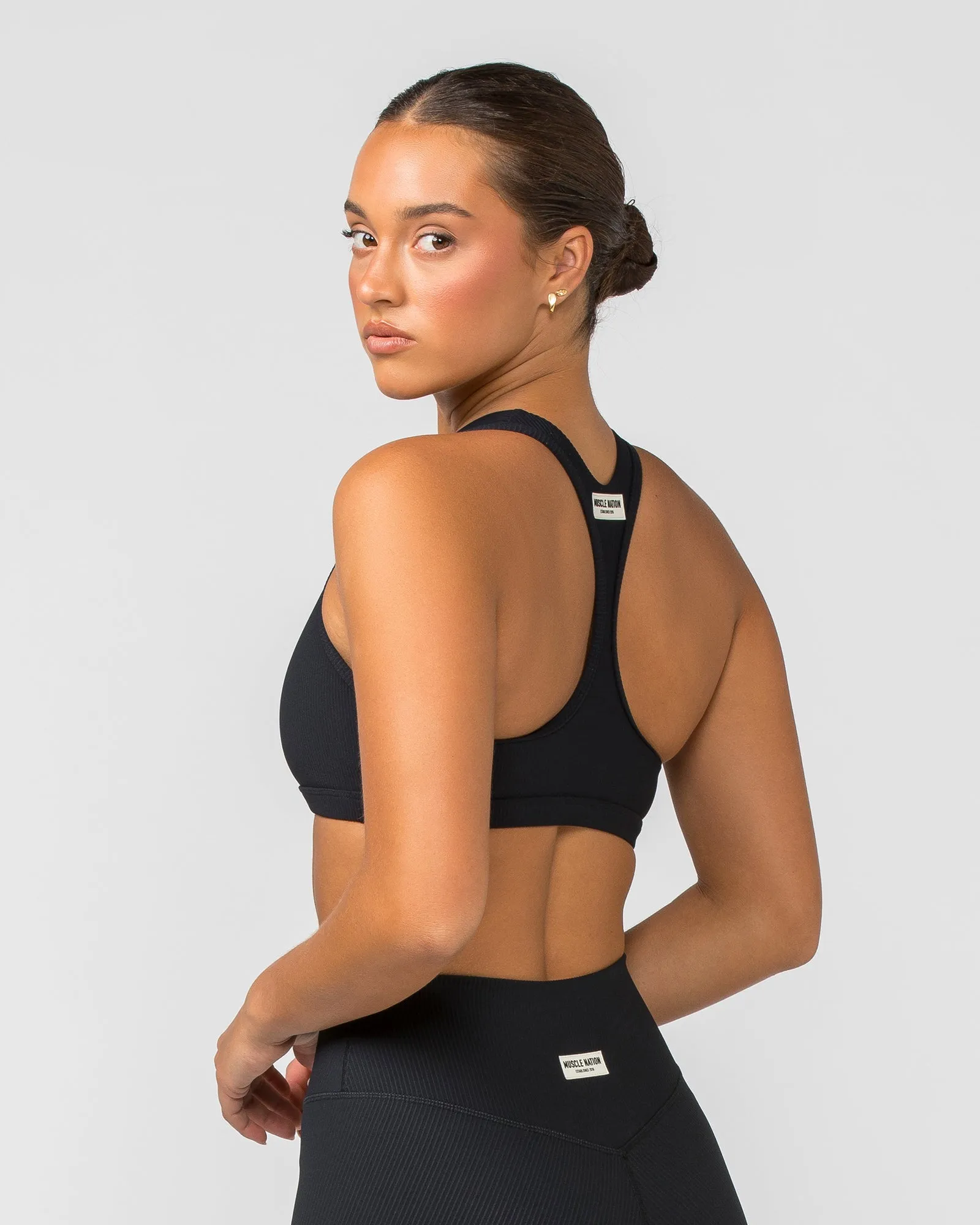 Flex Rib Bra - Black sold by Muscle Nation product image thumbnail 4