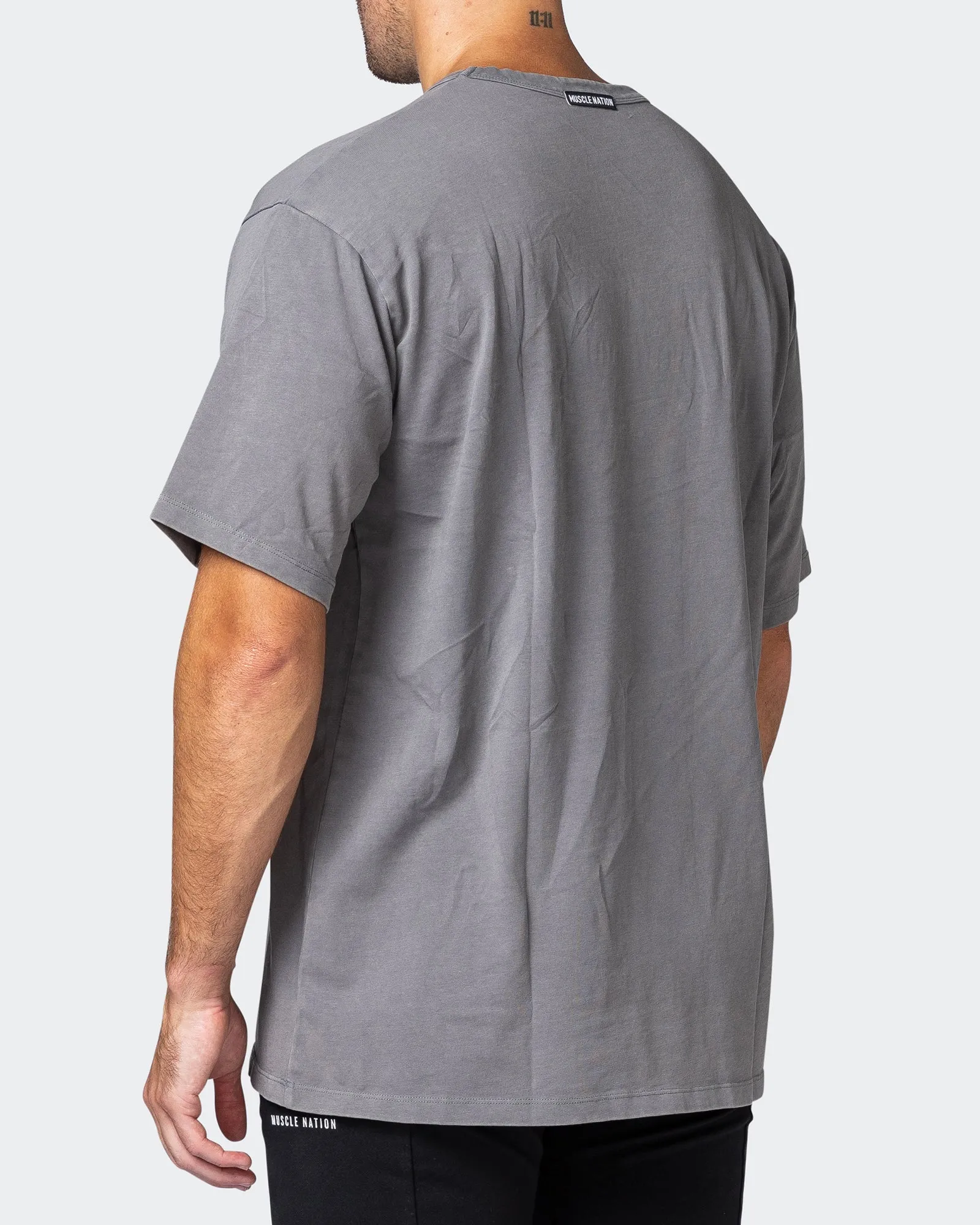 Vitalise Oversized Heavy Vintage Tee - Washed Tornado sold by Muscle Nation product image thumbnail 5