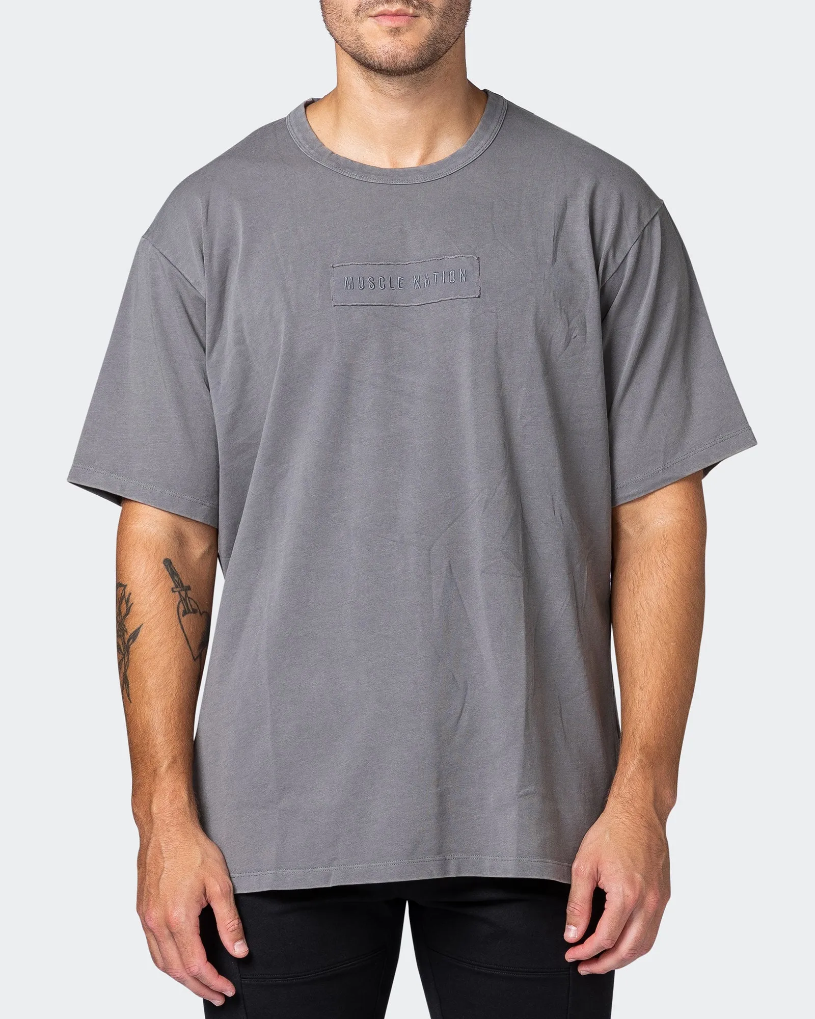 Vitalise Oversized Heavy Vintage Tee - Washed Tornado sold by Muscle Nation product image thumbnail 2