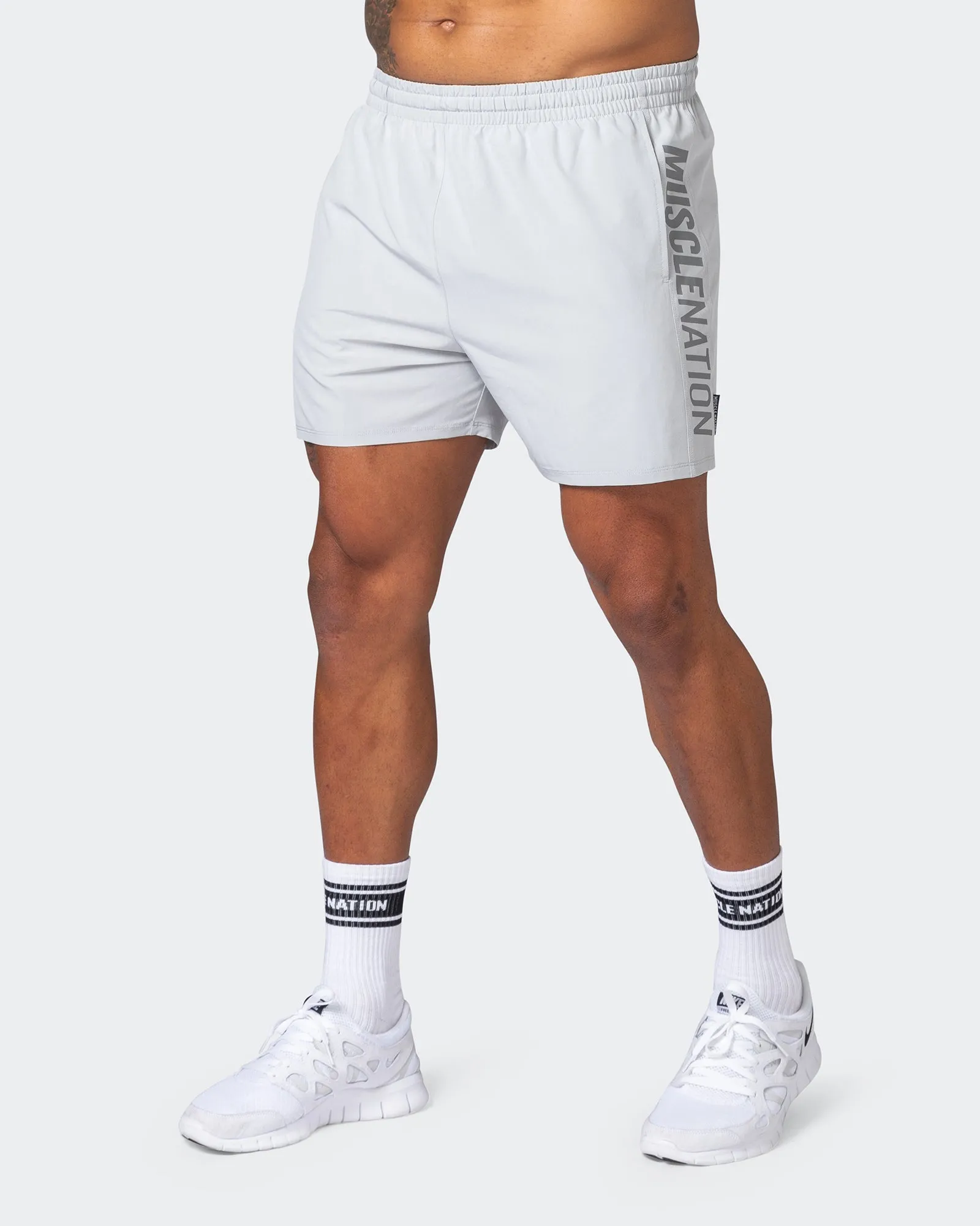 Function 4" Shorts - Quiet Grey sold by Muscle Nation product image thumbnail 3