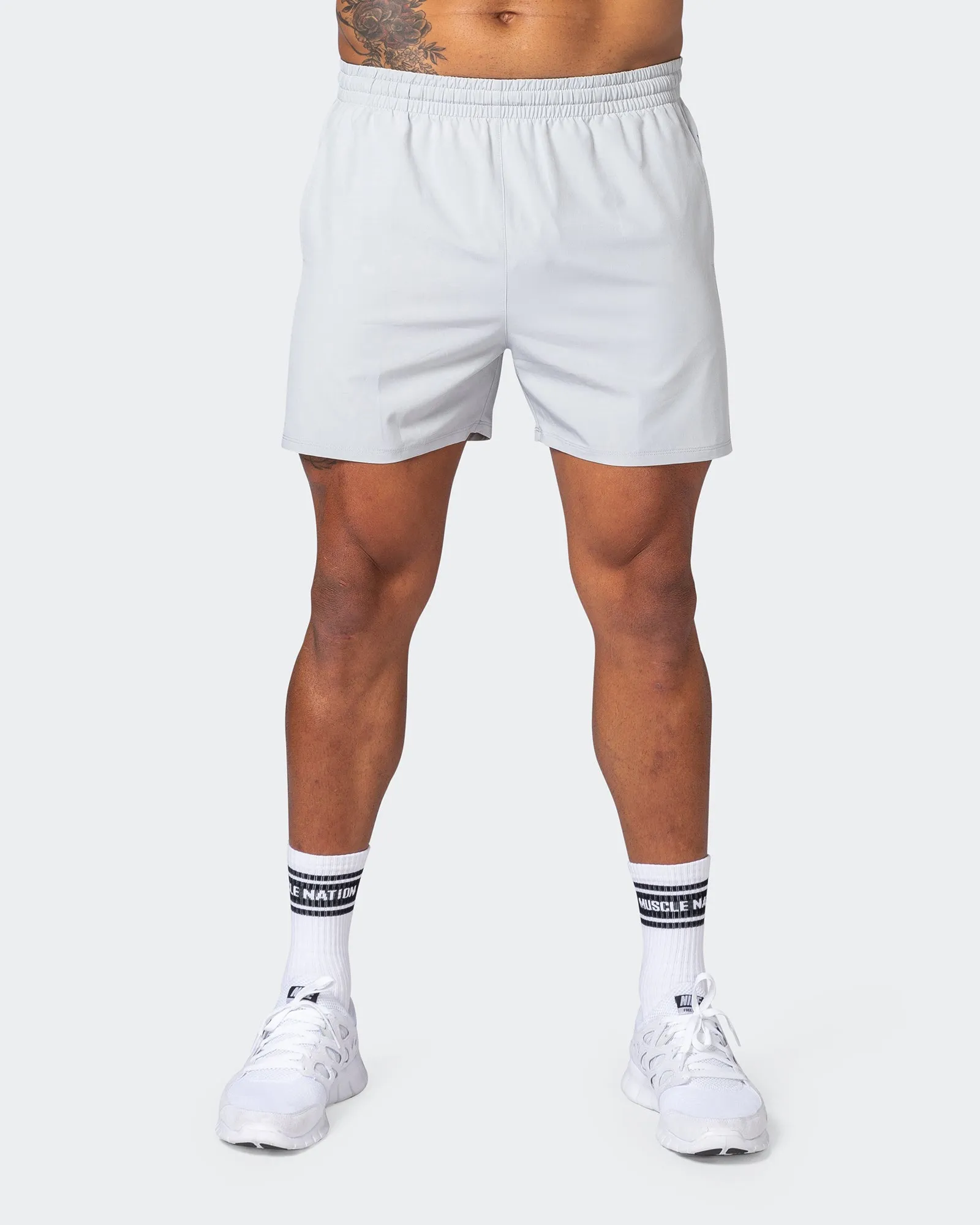 Function 4" Shorts - Quiet Grey sold by Muscle Nation product image thumbnail 2