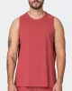 Replay Laser Cut Tank - Dusty Red sold by Muscle Nation