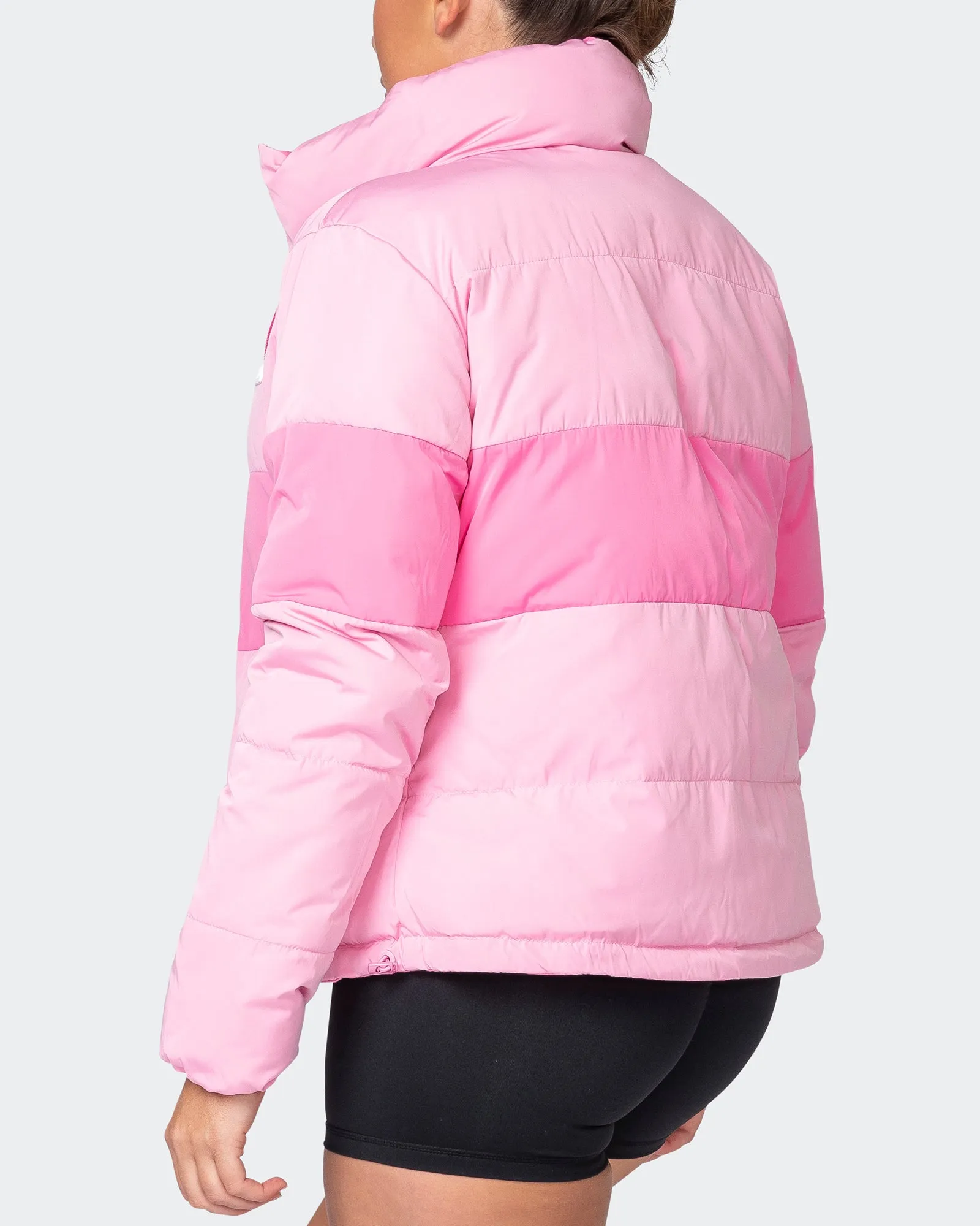 Reversible Puffer Jacket - Strawberry Cream / Blossom sold by Muscle Nation product image thumbnail 5