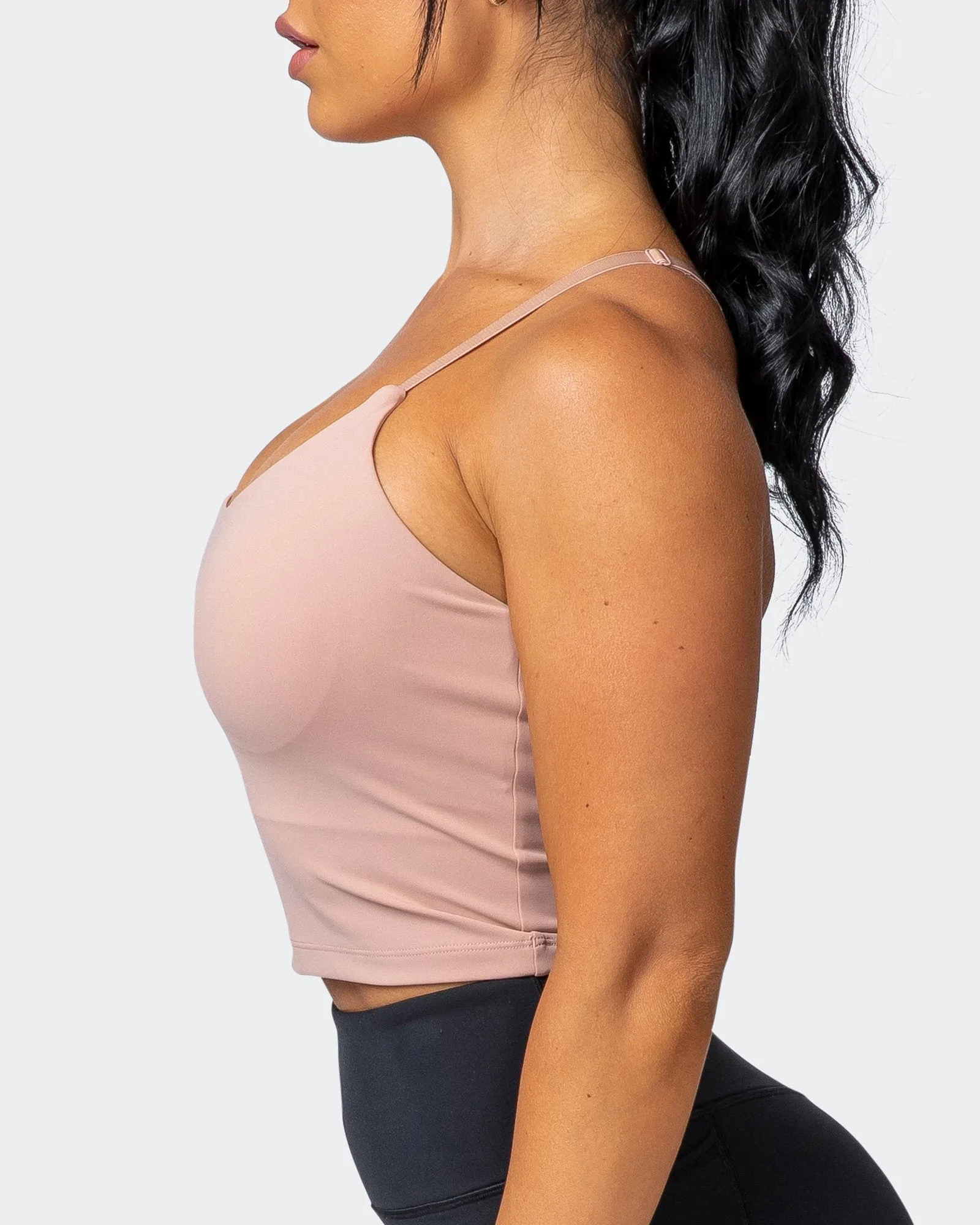 Summertime Cropped Tank - Mahogany Rose sold by Muscle Nation product image thumbnail 4