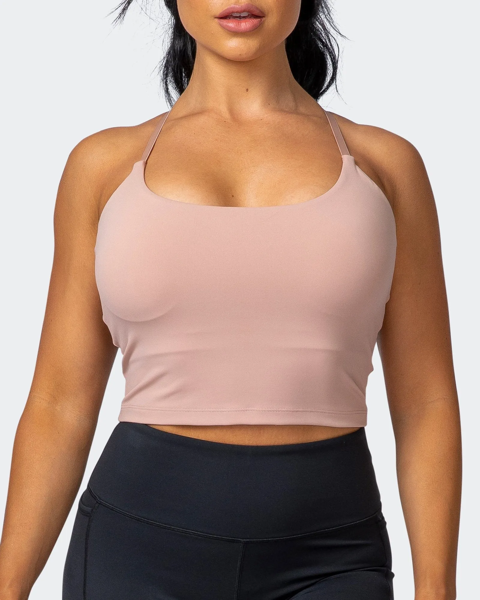 Summertime Cropped Tank - Mahogany Rose sold by Muscle Nation product image thumbnail 2