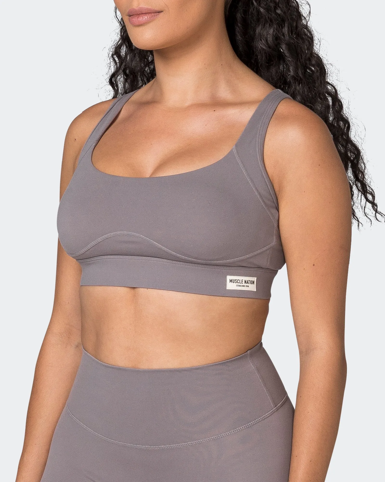 Enhance Bra - Pearl Grey sold by Muscle Nation product image thumbnail 3