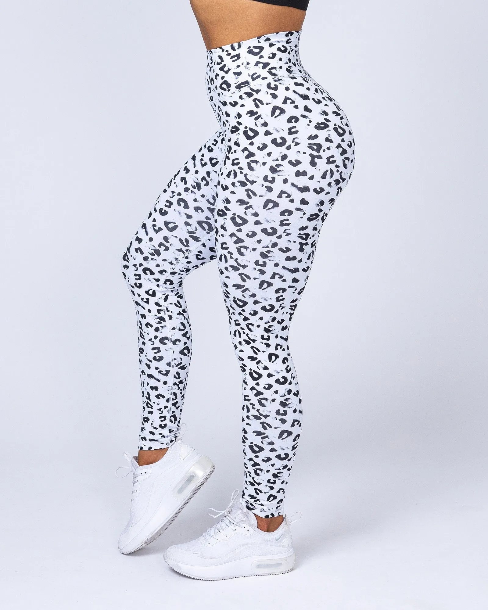 Signature Full Length Scrunch Leggings - Snow Leopard sold by Muscle Nation product image thumbnail 5