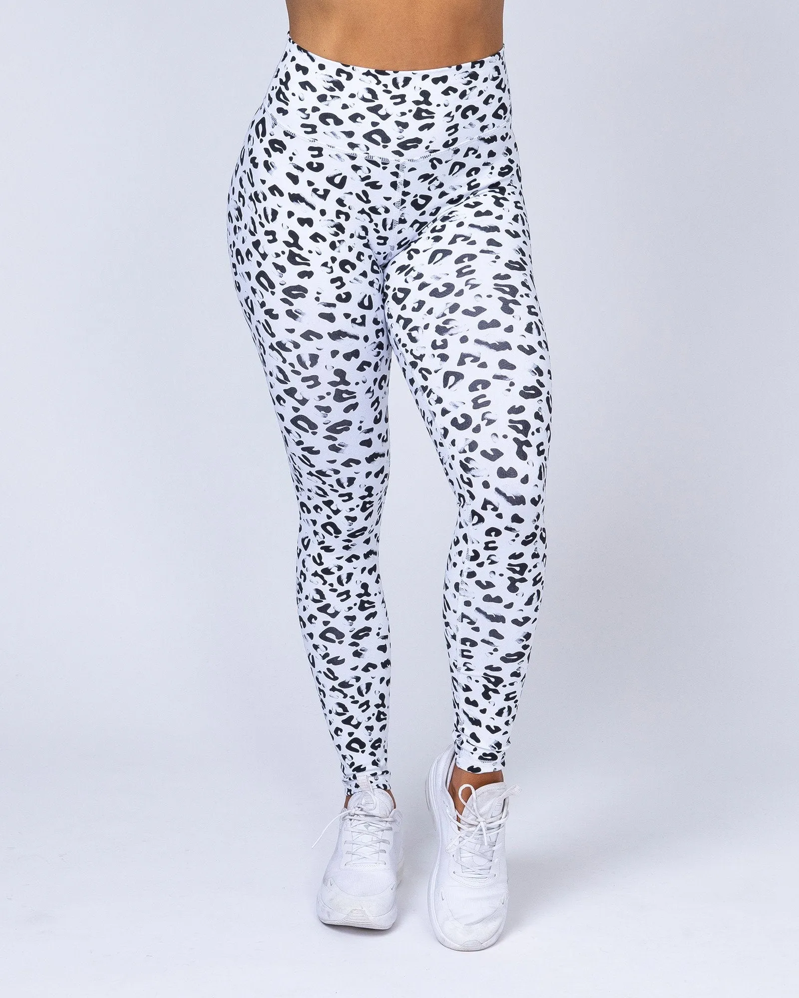 Signature Full Length Scrunch Leggings - Snow Leopard sold by Muscle Nation product image thumbnail 2