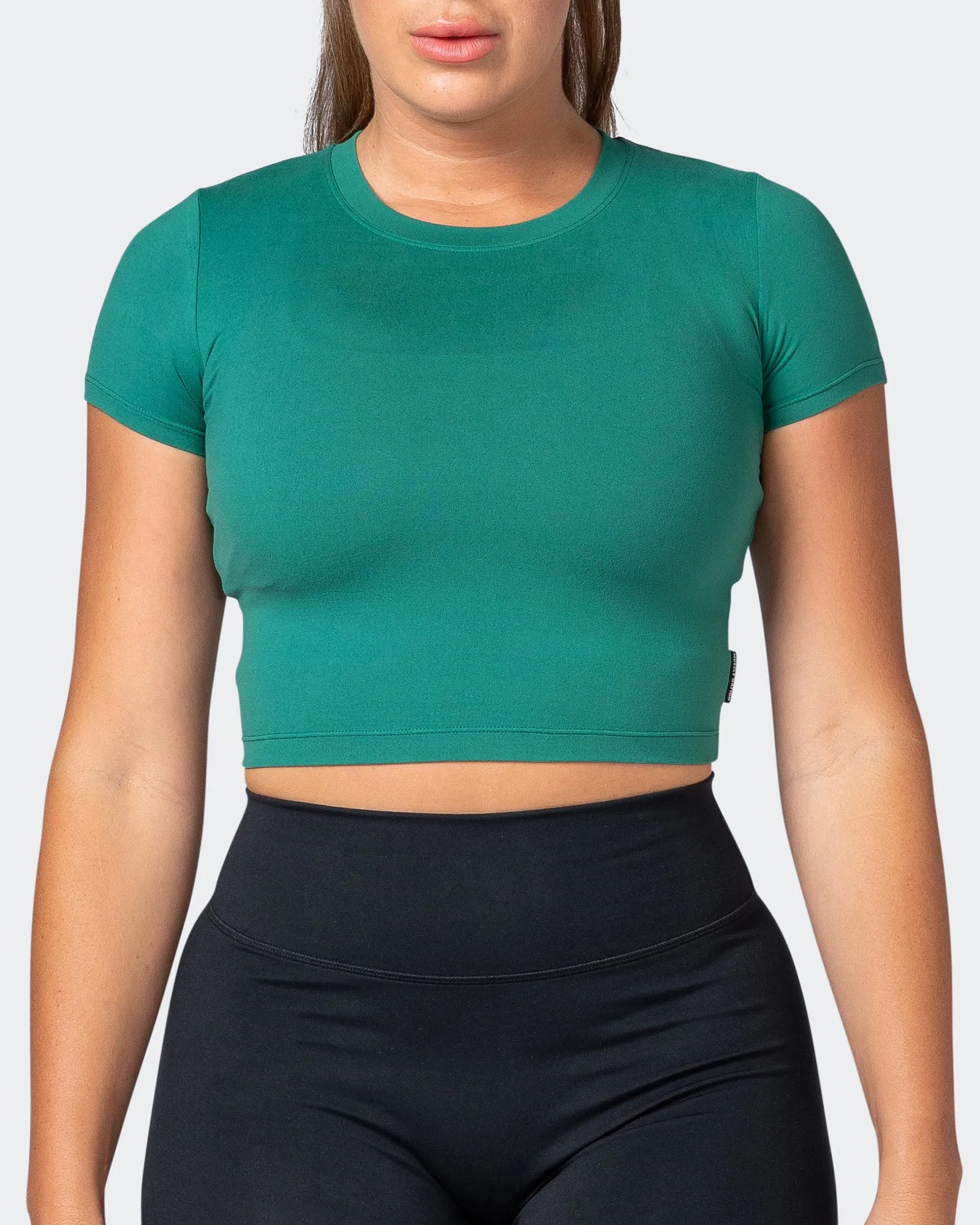 MN Everyday Cropped Tee - Antique Green sold by Muscle Nation product image thumbnail 2