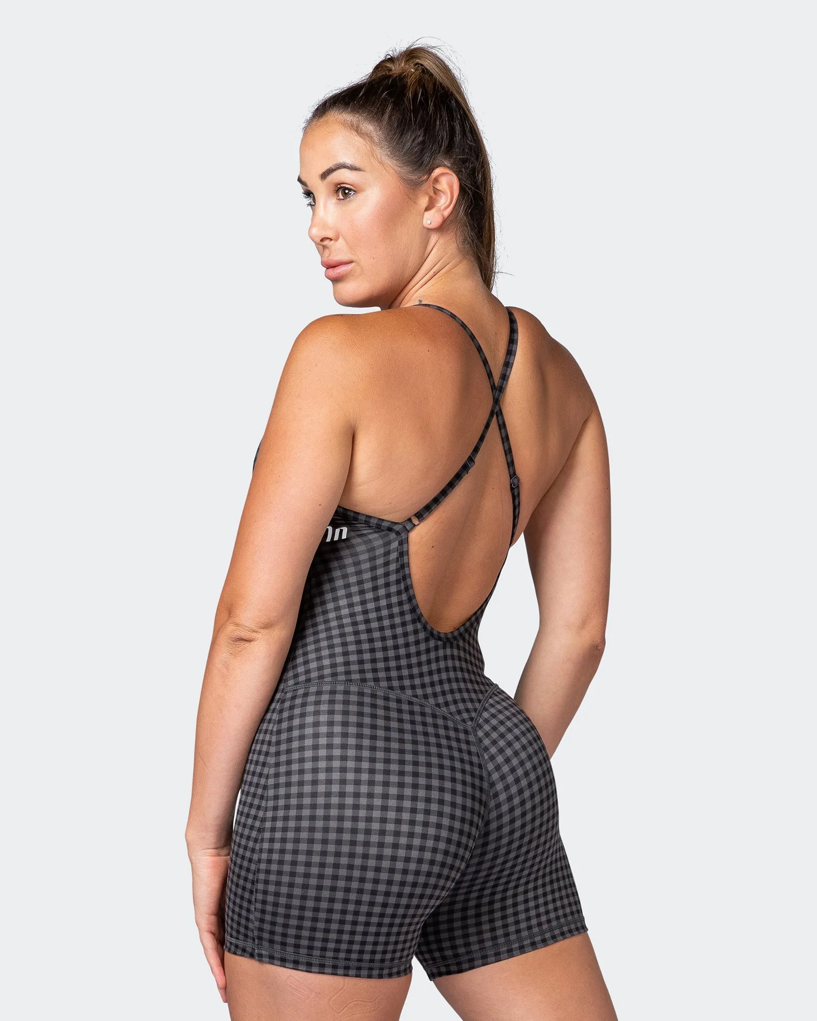 Game Changer One Piece - Monochrome Check Print sold by Muscle Nation product image thumbnail 2