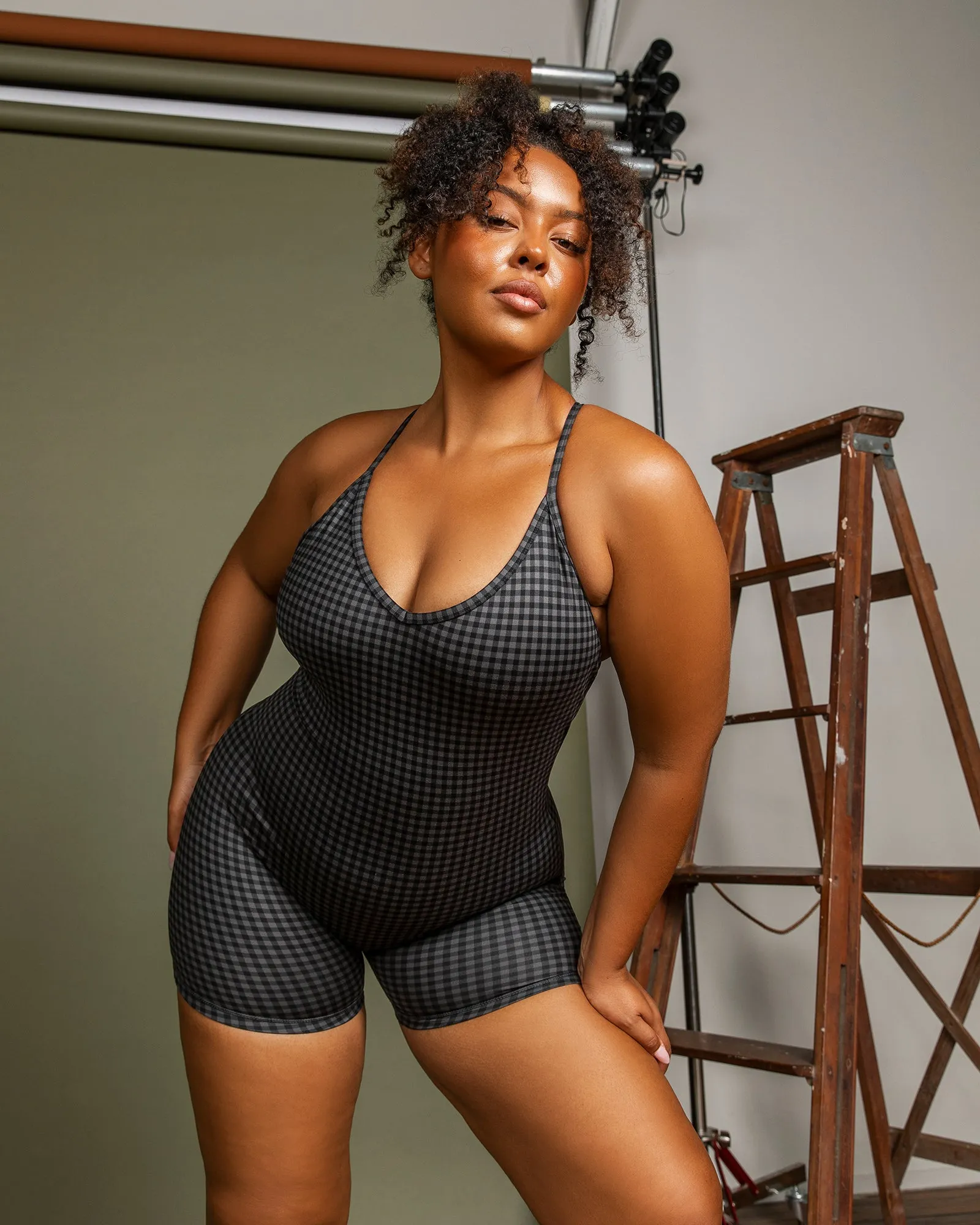 Game Changer One Piece - Monochrome Check Print sold by Muscle Nation