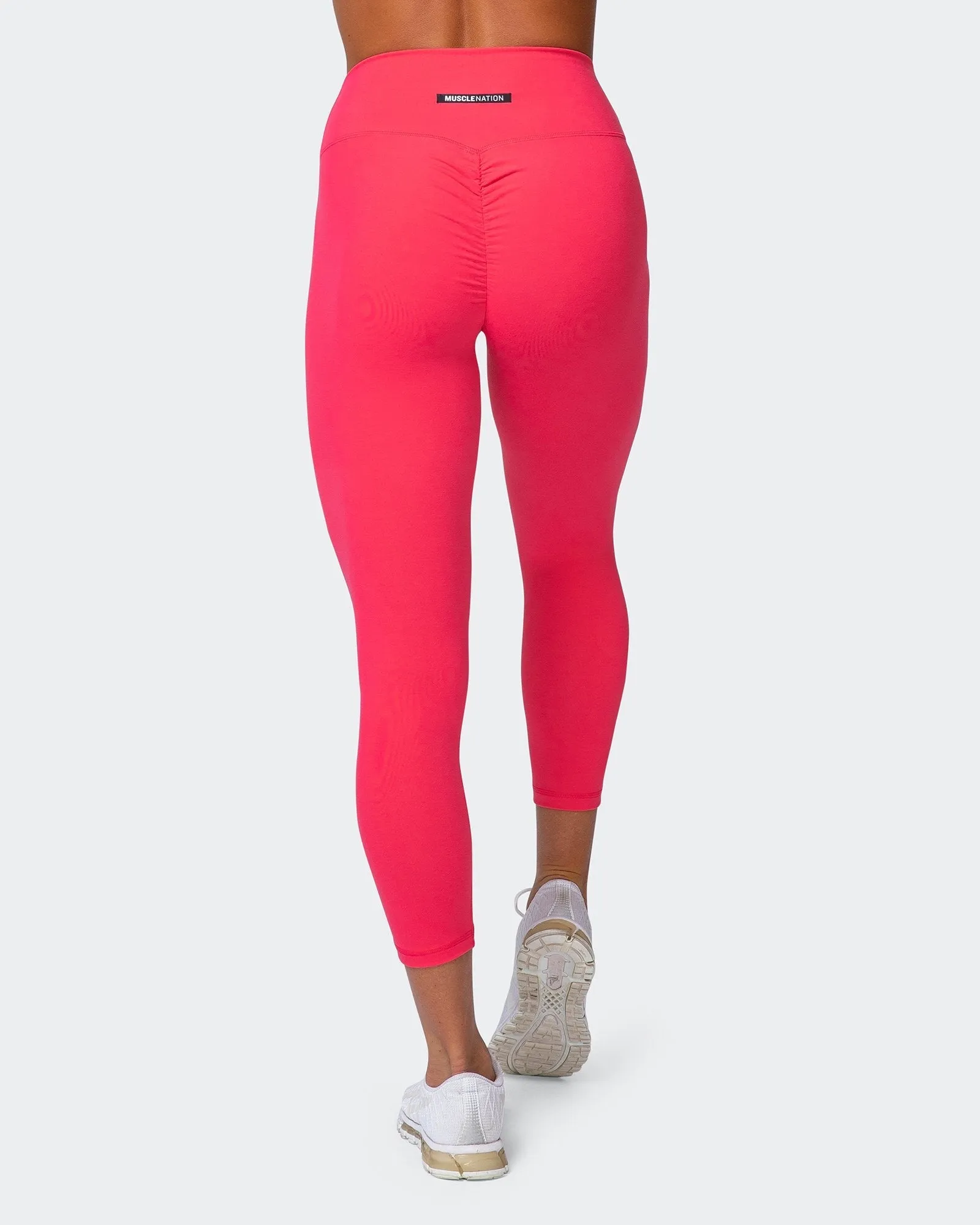 Signature Scrunch 7/8 Leggings - Paradise Pink sold by Muscle Nation product image thumbnail 3