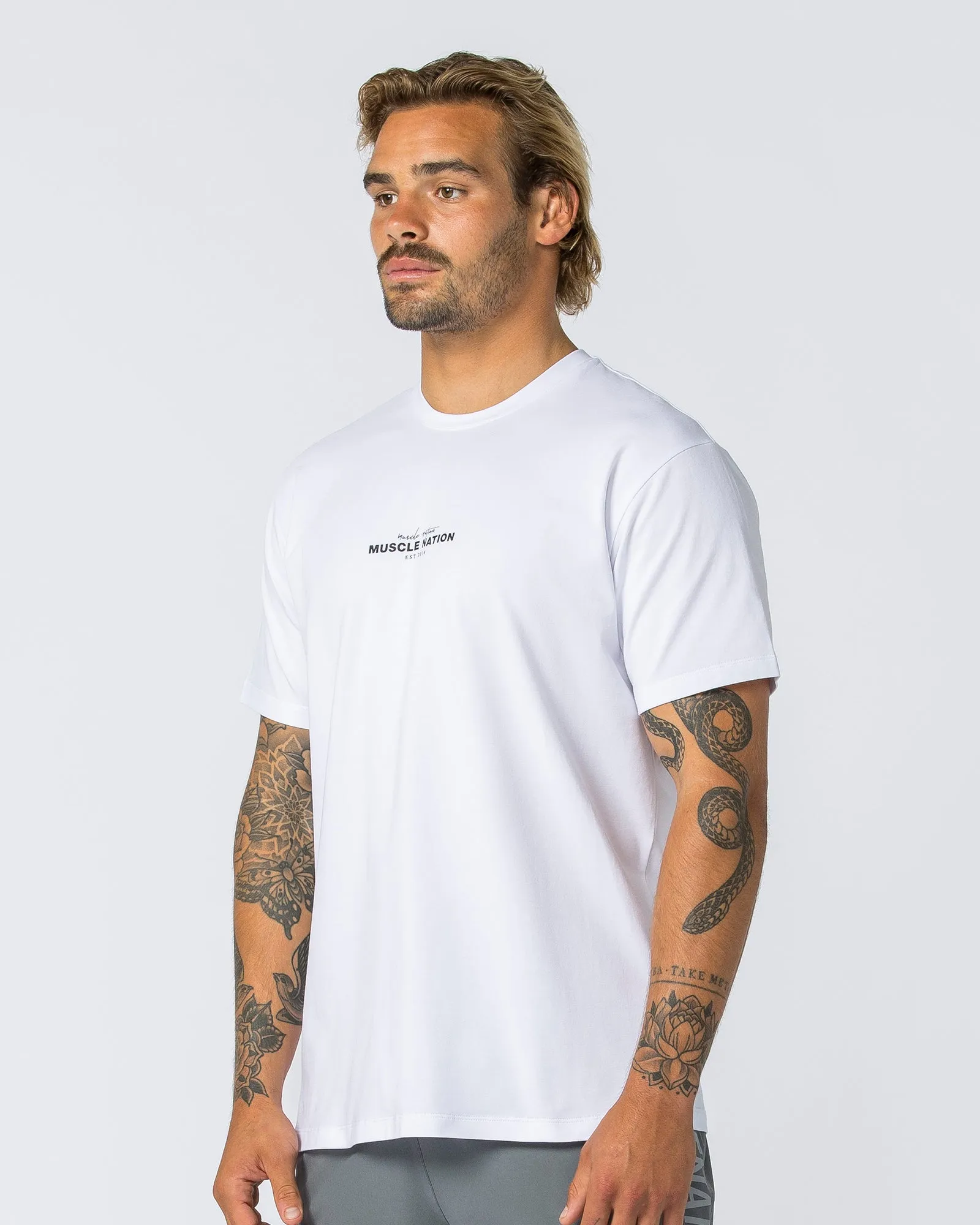 Condition Tee - White (Staple) sold by Muscle Nation product image thumbnail 2