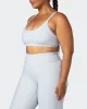 Effortless Rib Bralette - Quiet Grey sold by Muscle Nation