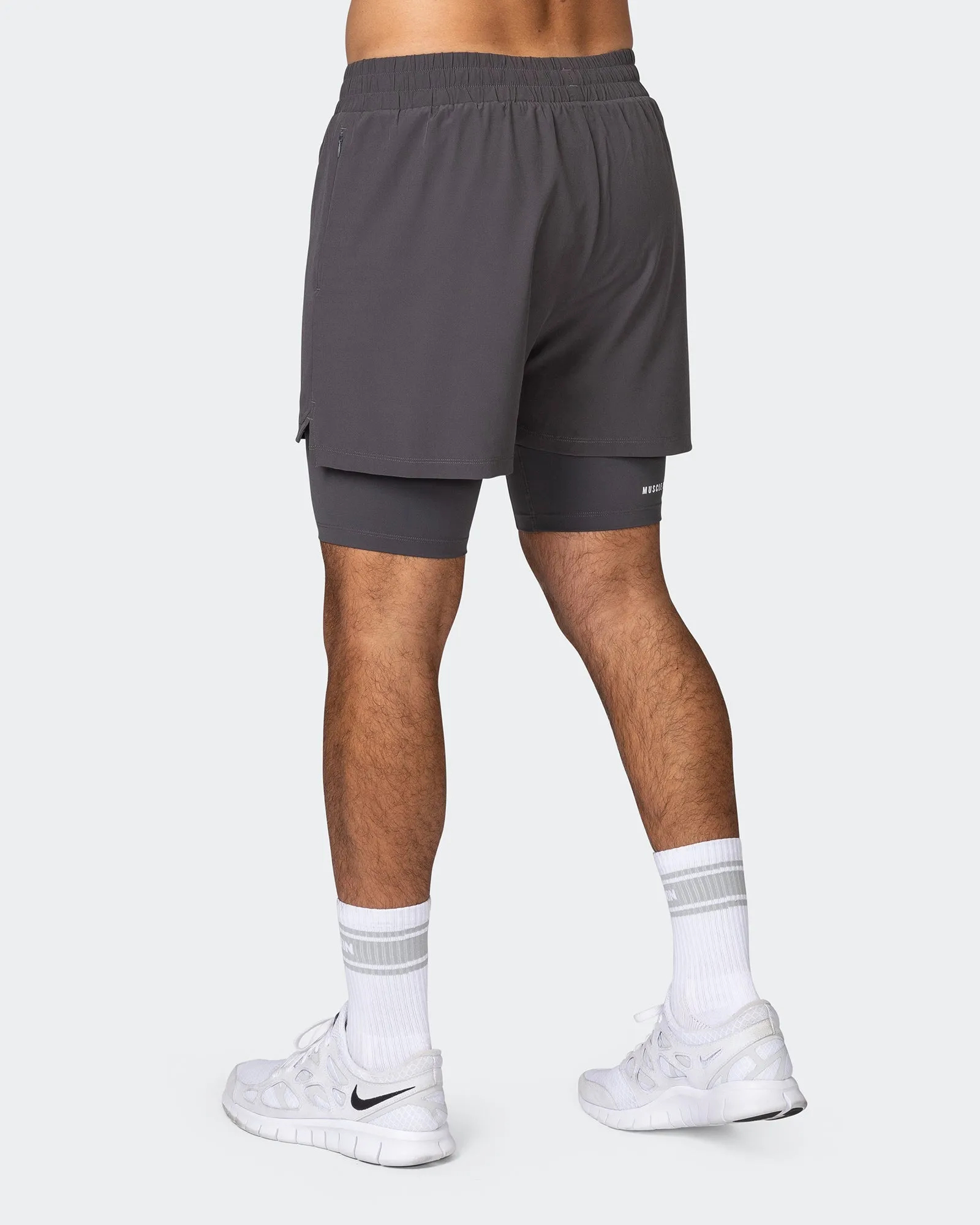 Vigour Training 3" Shorts - Graphite sold by Muscle Nation product image thumbnail 5