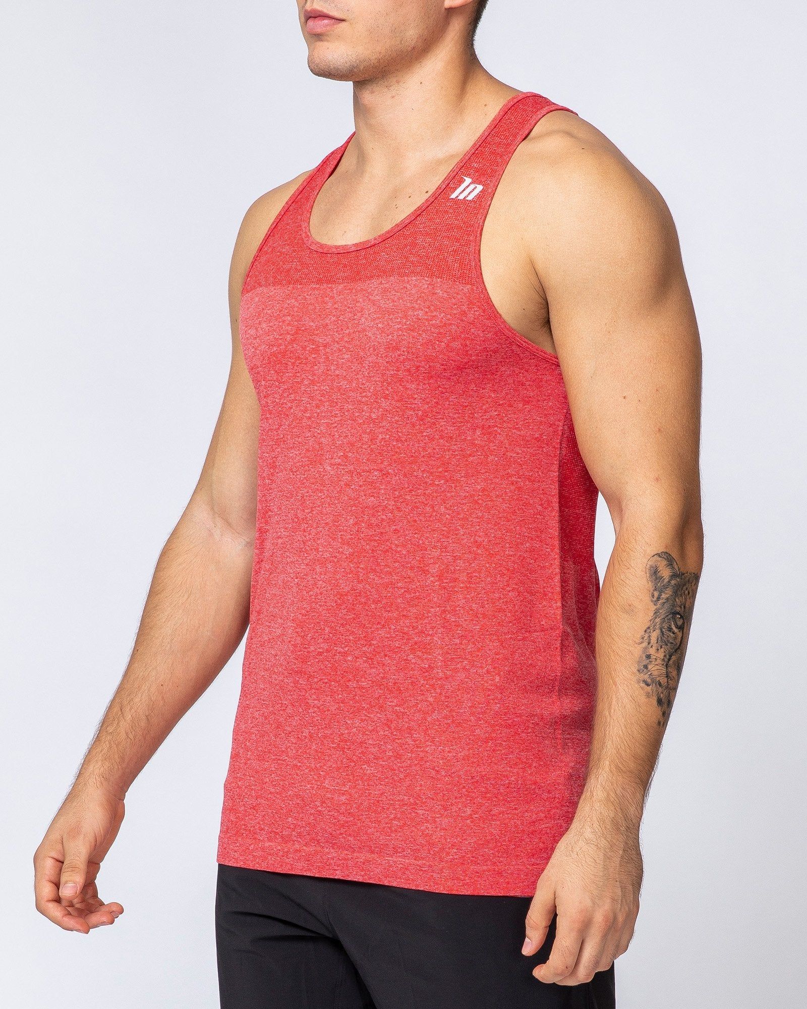 Seamless Tank - Poppy Marl sold by Muscle Nation product image thumbnail 5