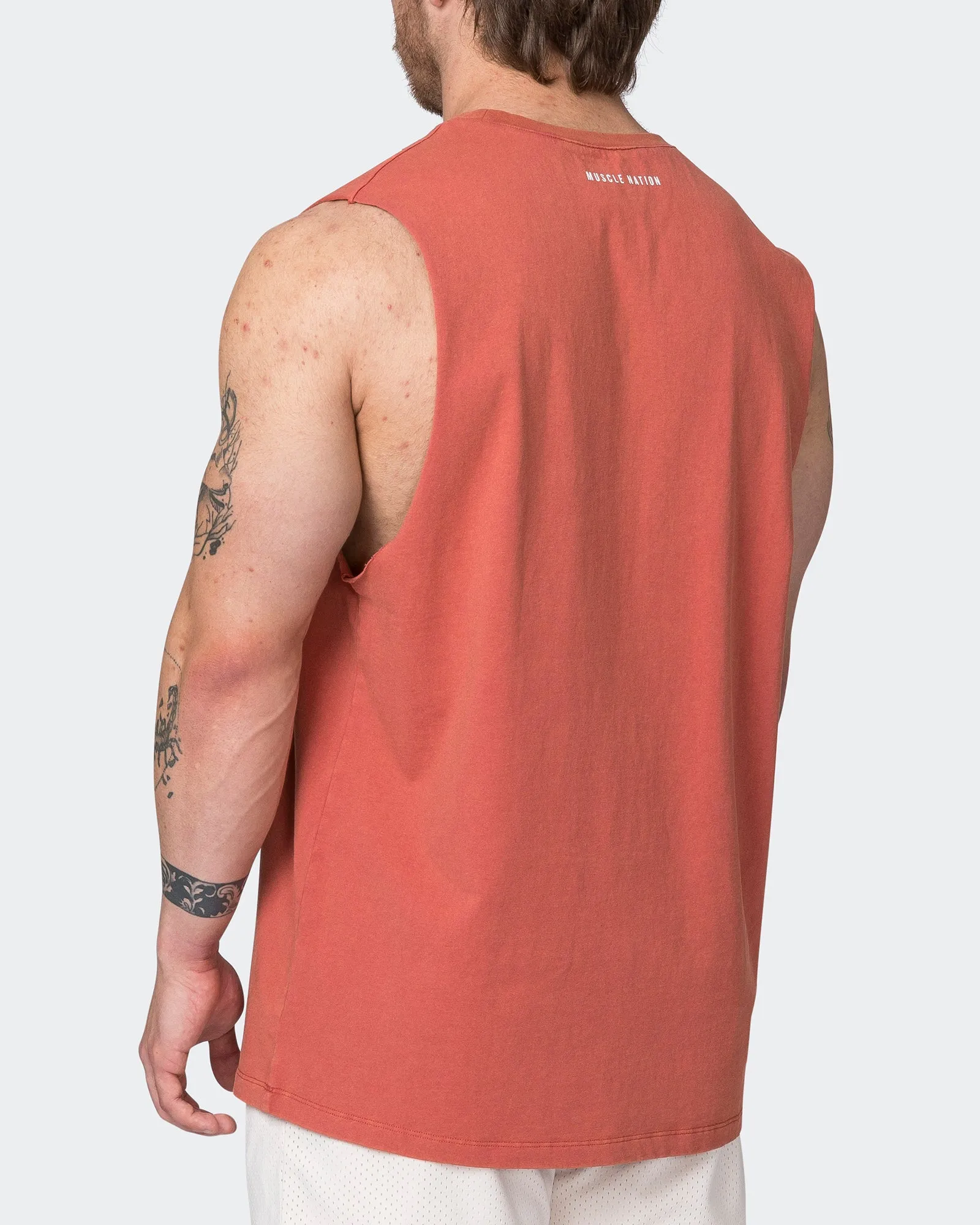 MNTN Vintage Tank - Washed Dusty Red sold by Muscle Nation product image thumbnail 5