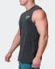 Mens MN Club Vintage Tank - Washed Black sold by Muscle Nation