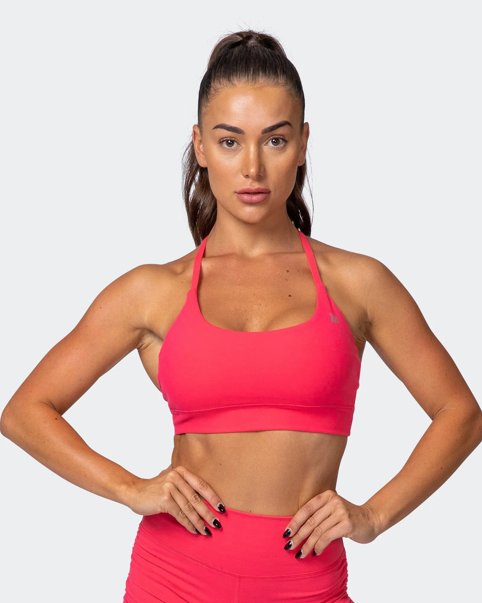 Braided Bralette - Paradise Pink sold by Muscle Nation
