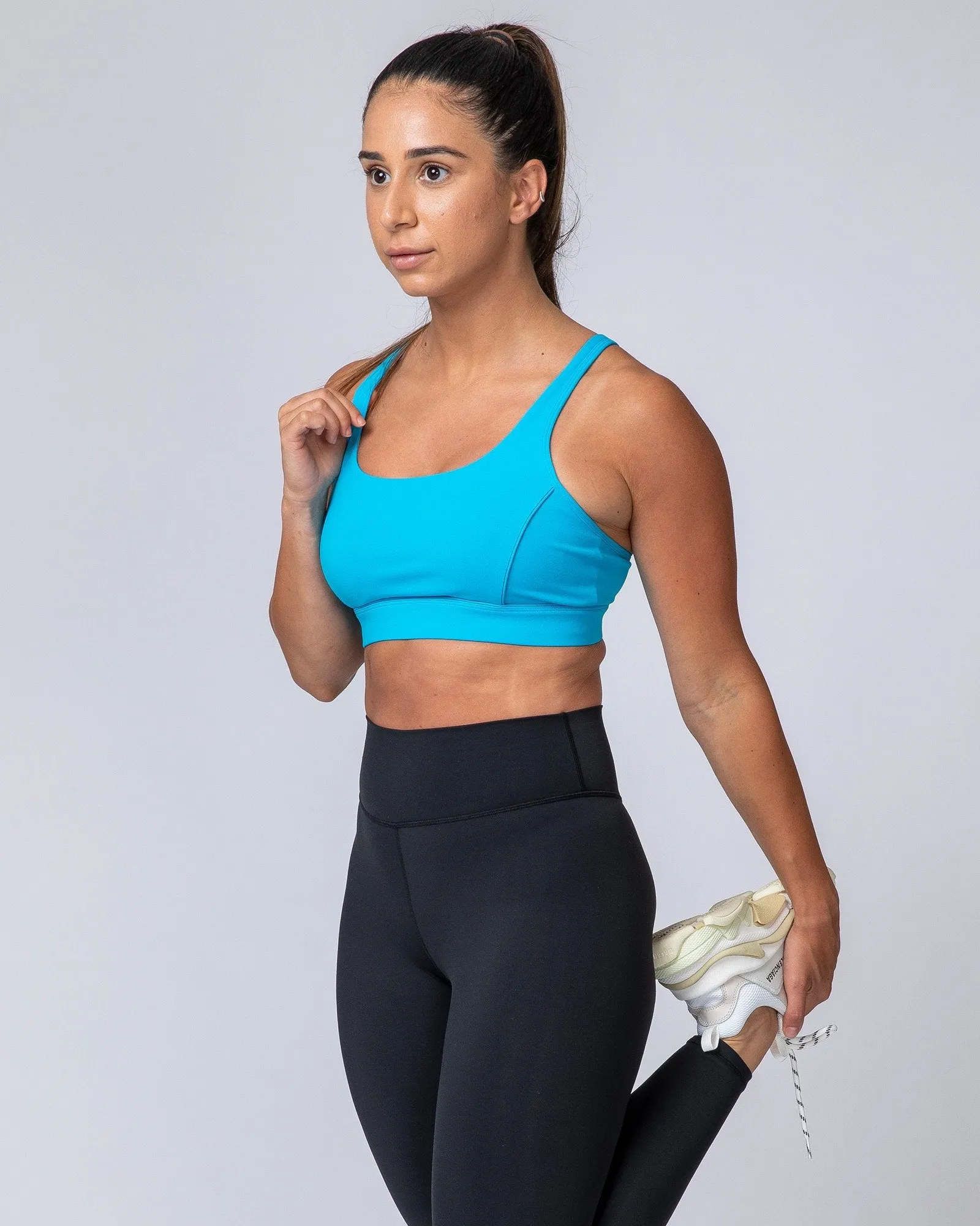 HIIT Bra - Hawaiian Ocean sold by Muscle Nation