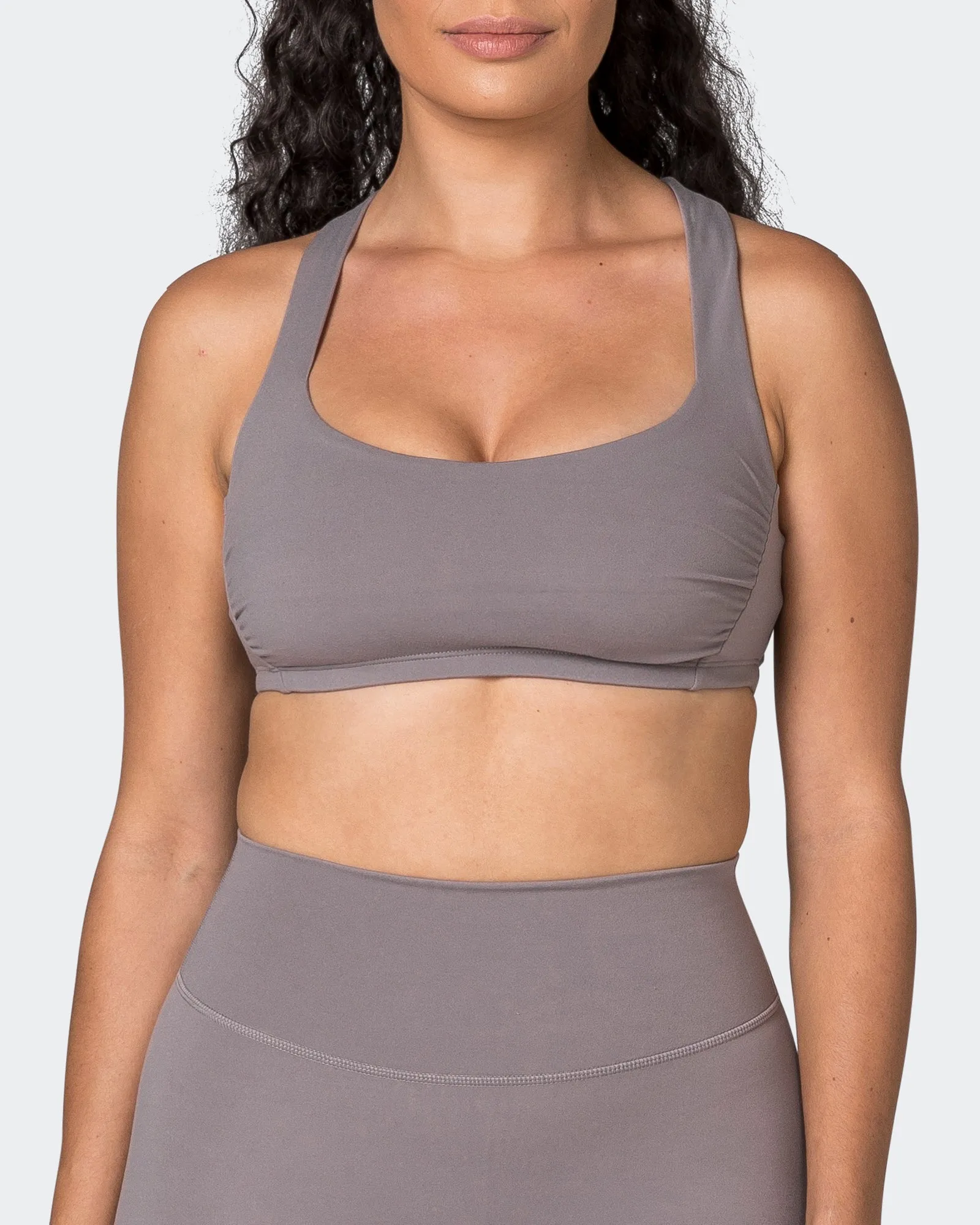 Adorn Bralette - Pearl Grey sold by Muscle Nation product image thumbnail 3