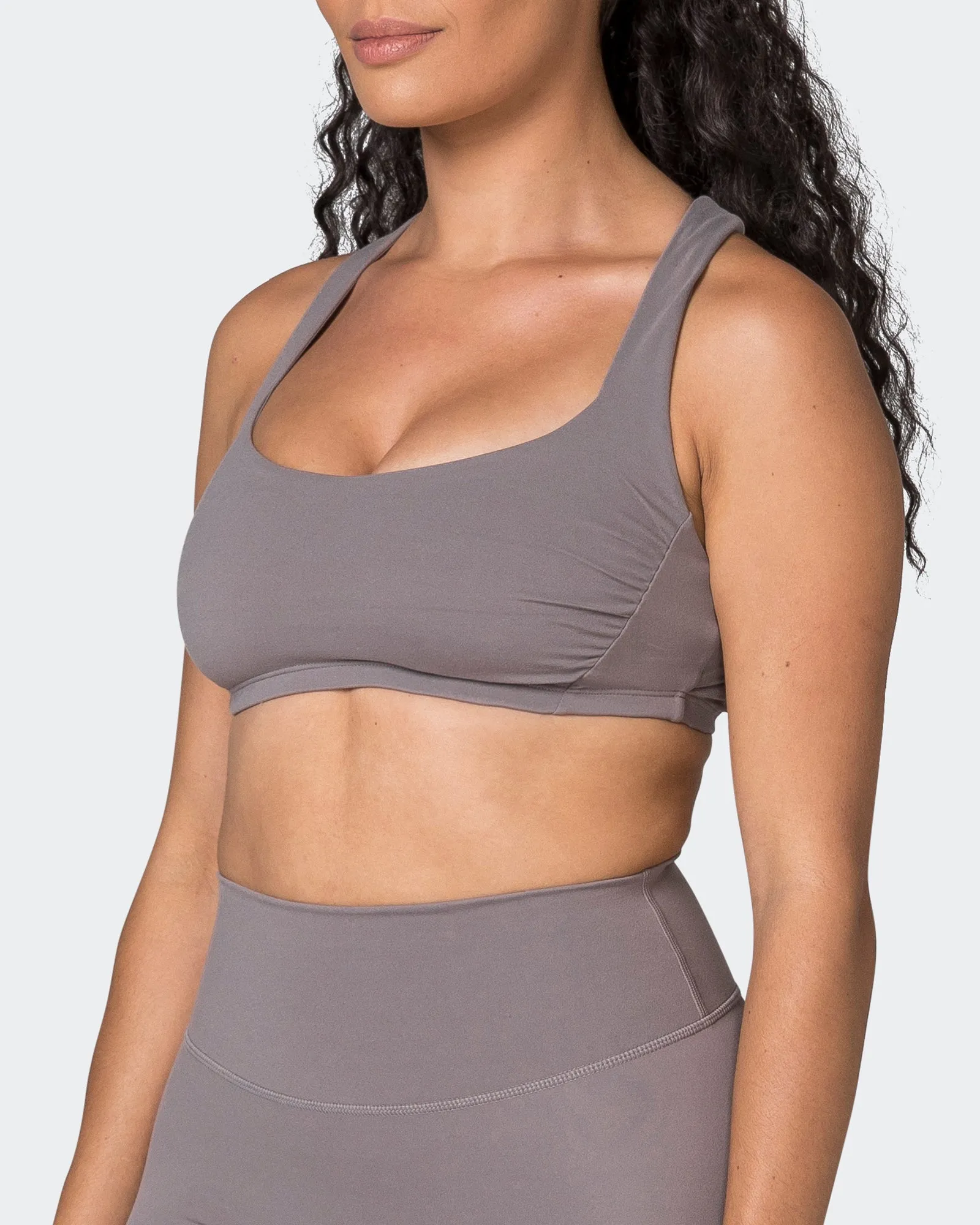 Adorn Bralette - Pearl Grey sold by Muscle Nation product image thumbnail 4