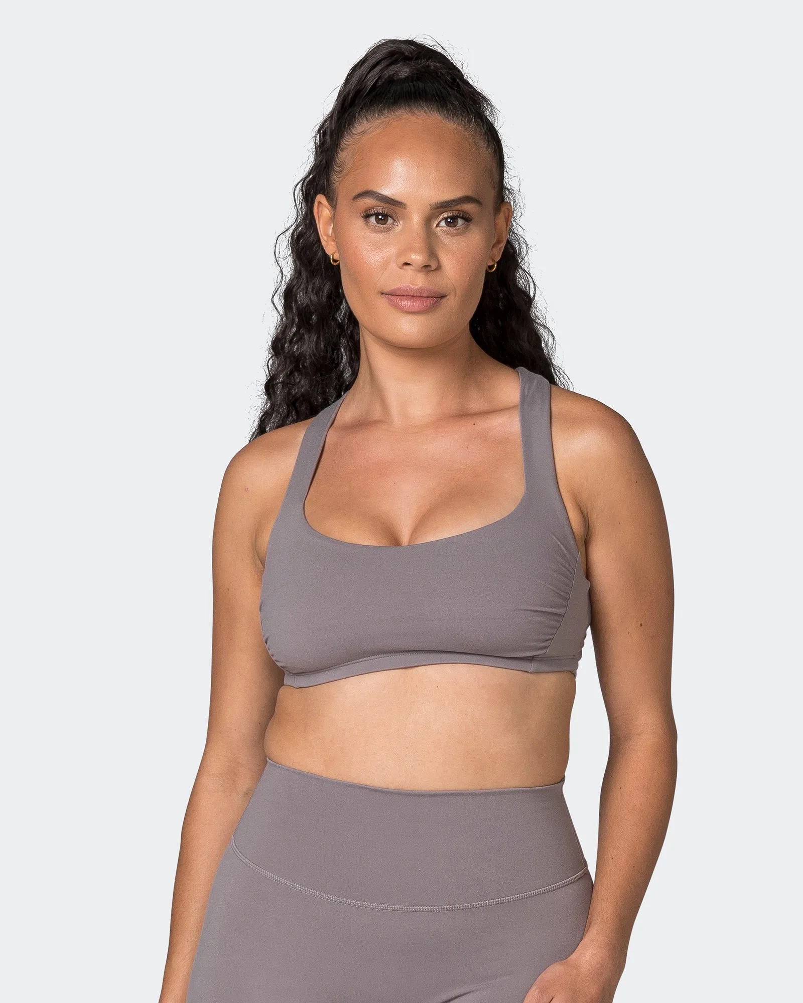 Adorn Bralette - Pearl Grey sold by Muscle Nation product image thumbnail 2