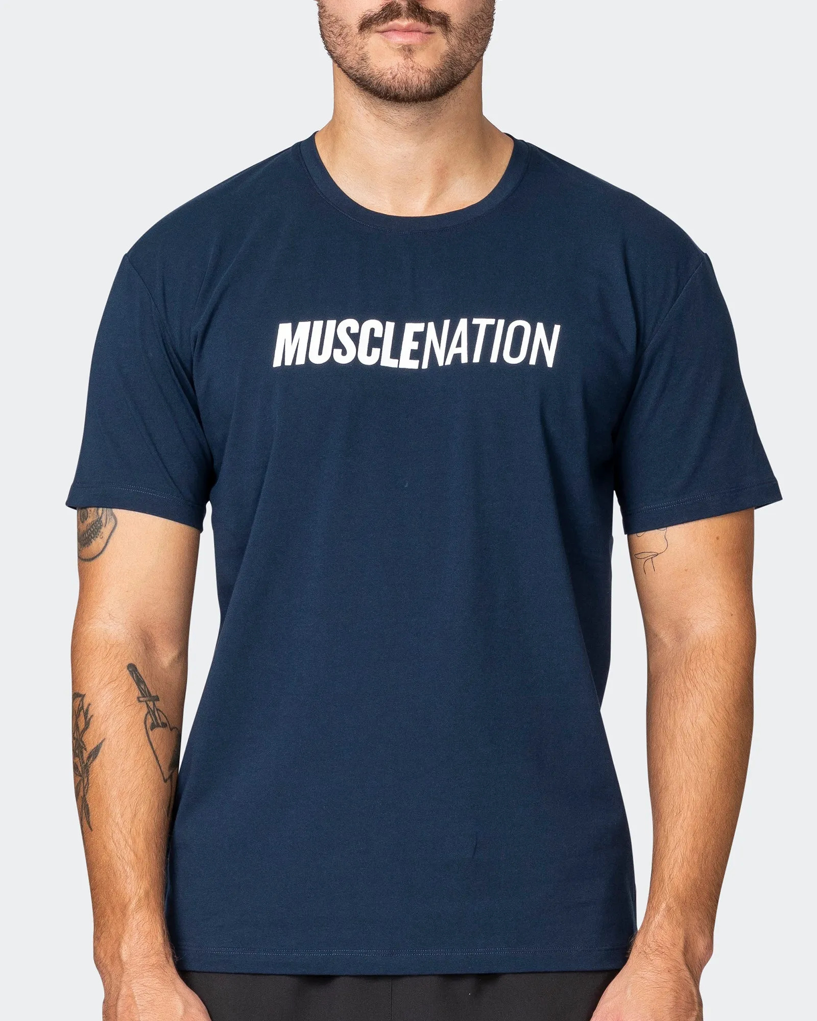Strike Tee - Navy sold by Muscle Nation product image thumbnail 2