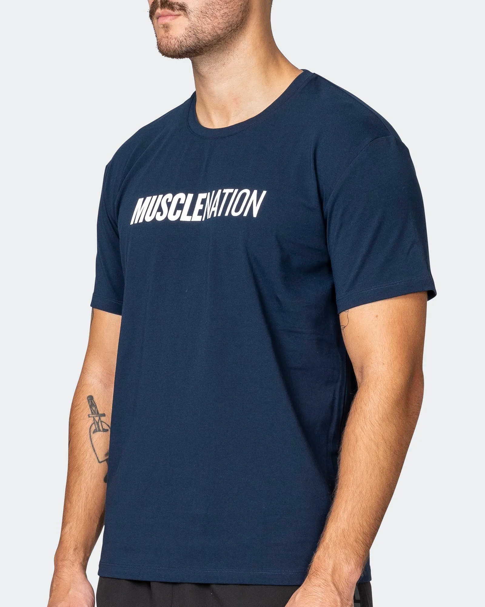Strike Tee - Navy sold by Muscle Nation product image thumbnail 3