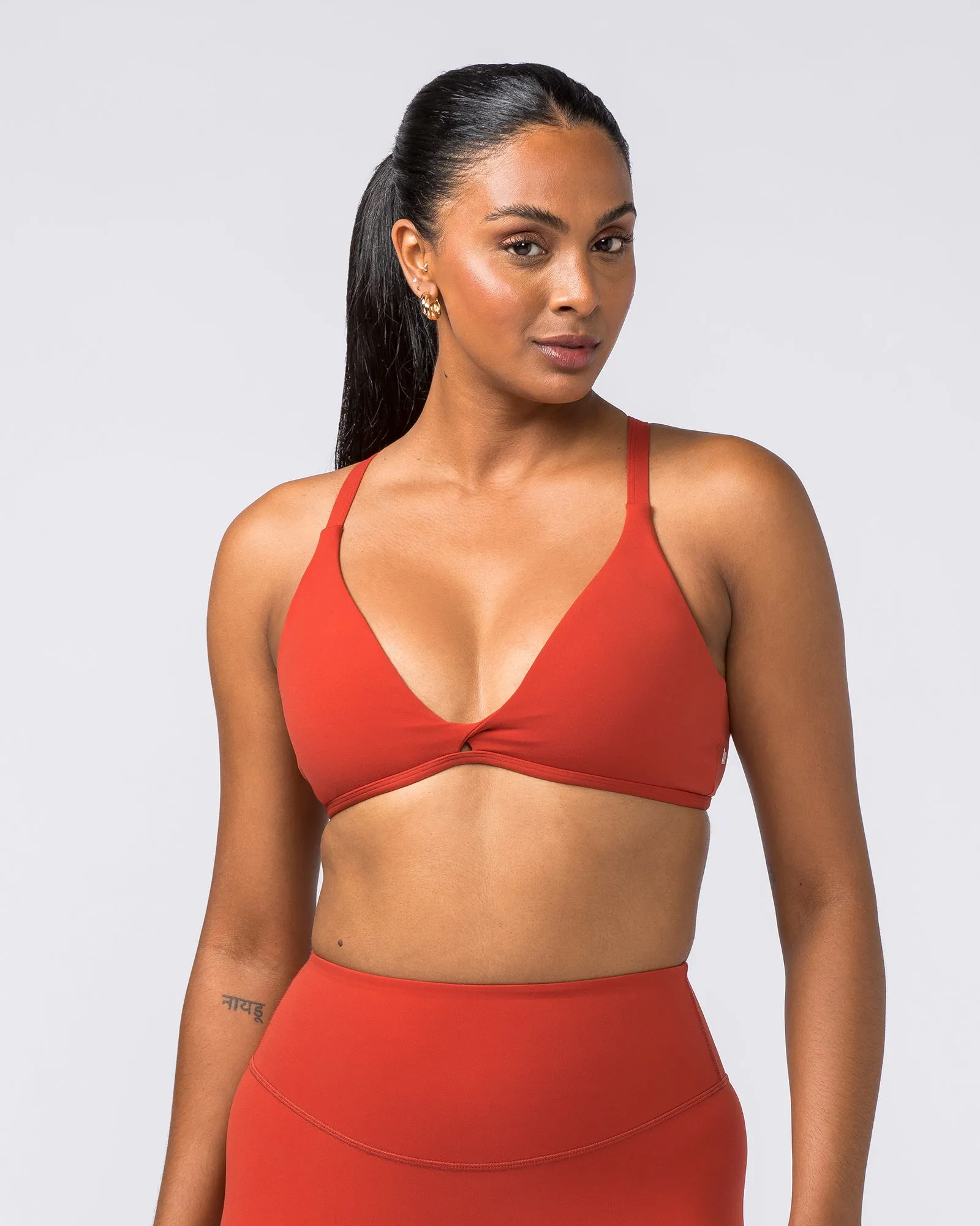 Aurora Bralette - Crush Red sold by Muscle Nation