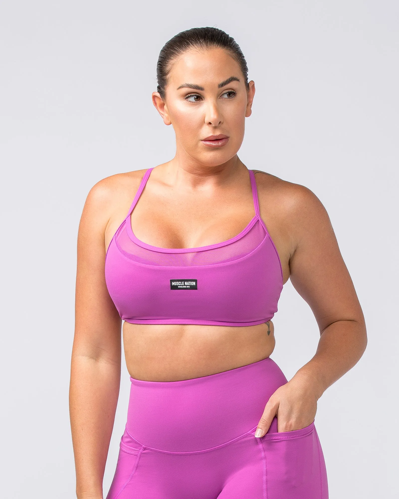 Rapture Bra - Dahlia sold by Muscle Nation product image thumbnail 2
