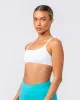 Socialite Bralette - White sold by Muscle Nation