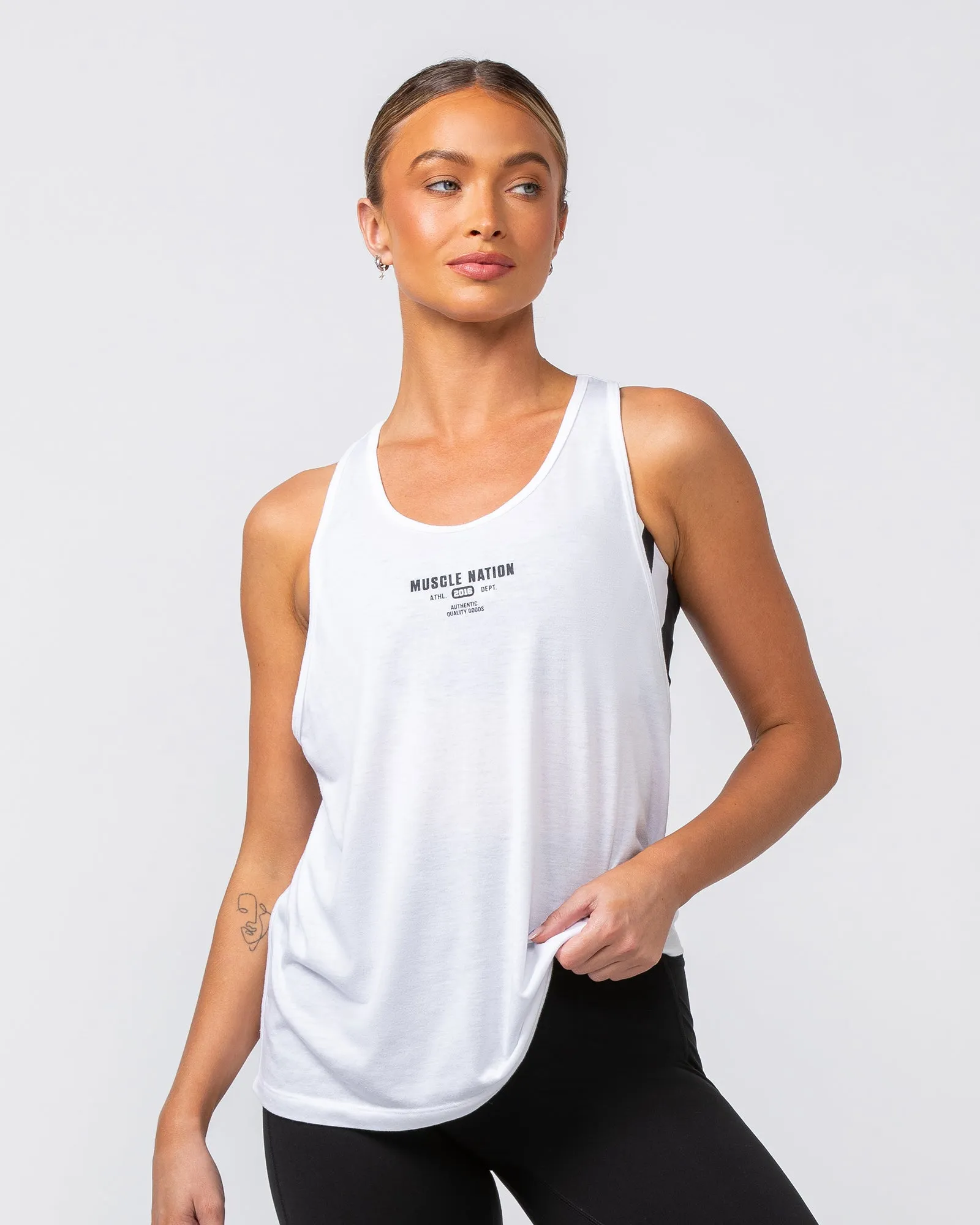 Classic Training Tank - White sold by Muscle Nation product image thumbnail 2
