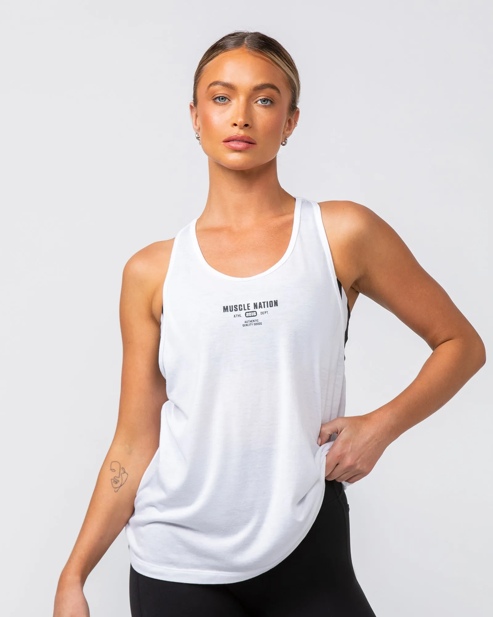 Classic Training Tank - White sold by Muscle Nation