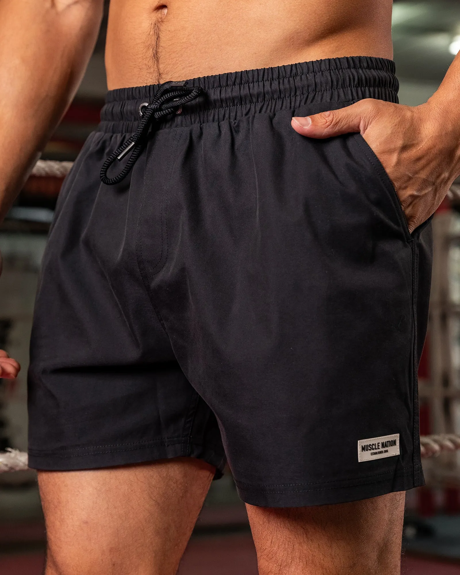 Daily 4" Shorts - Black sold by Muscle Nation