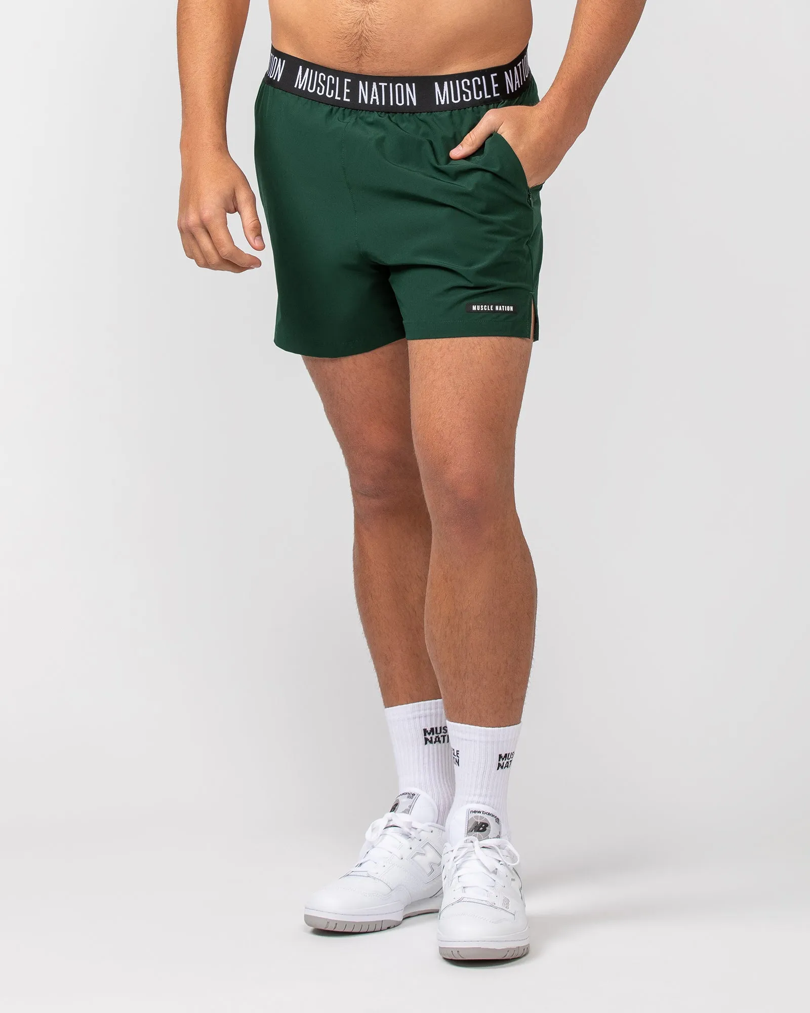 Level Up Training 4" Shorts - Pine sold by Muscle Nation product image thumbnail 2