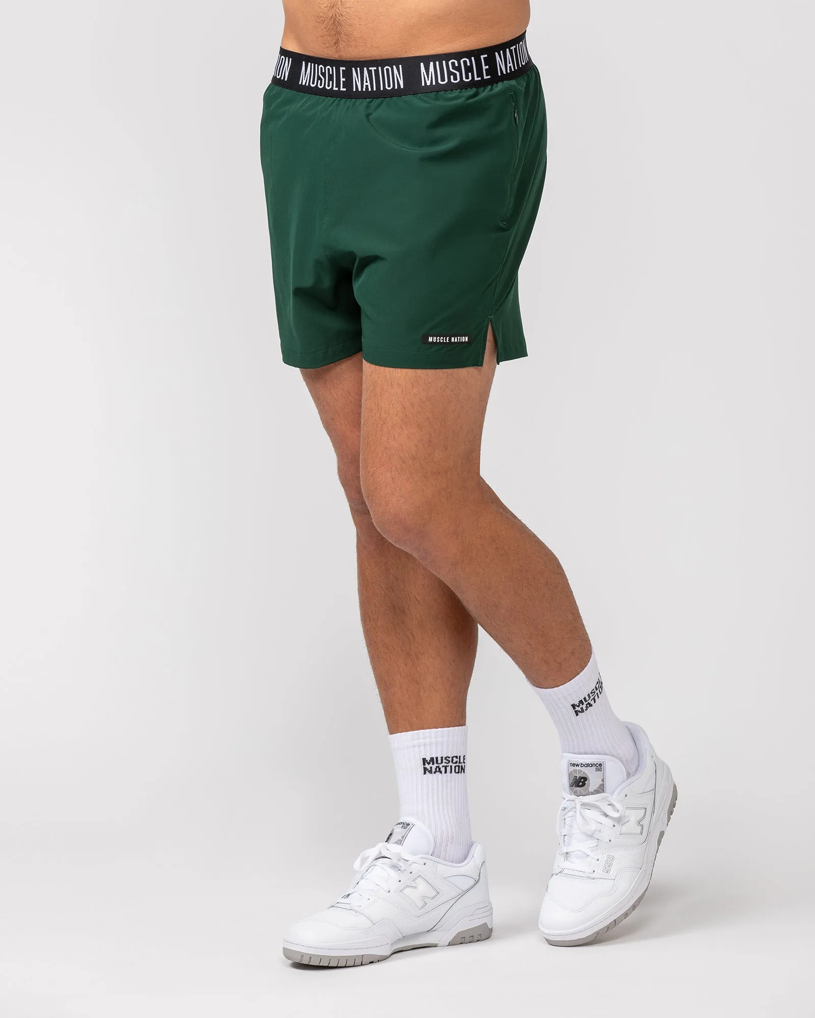 Level Up Training 4" Shorts - Pine sold by Muscle Nation product image thumbnail 3