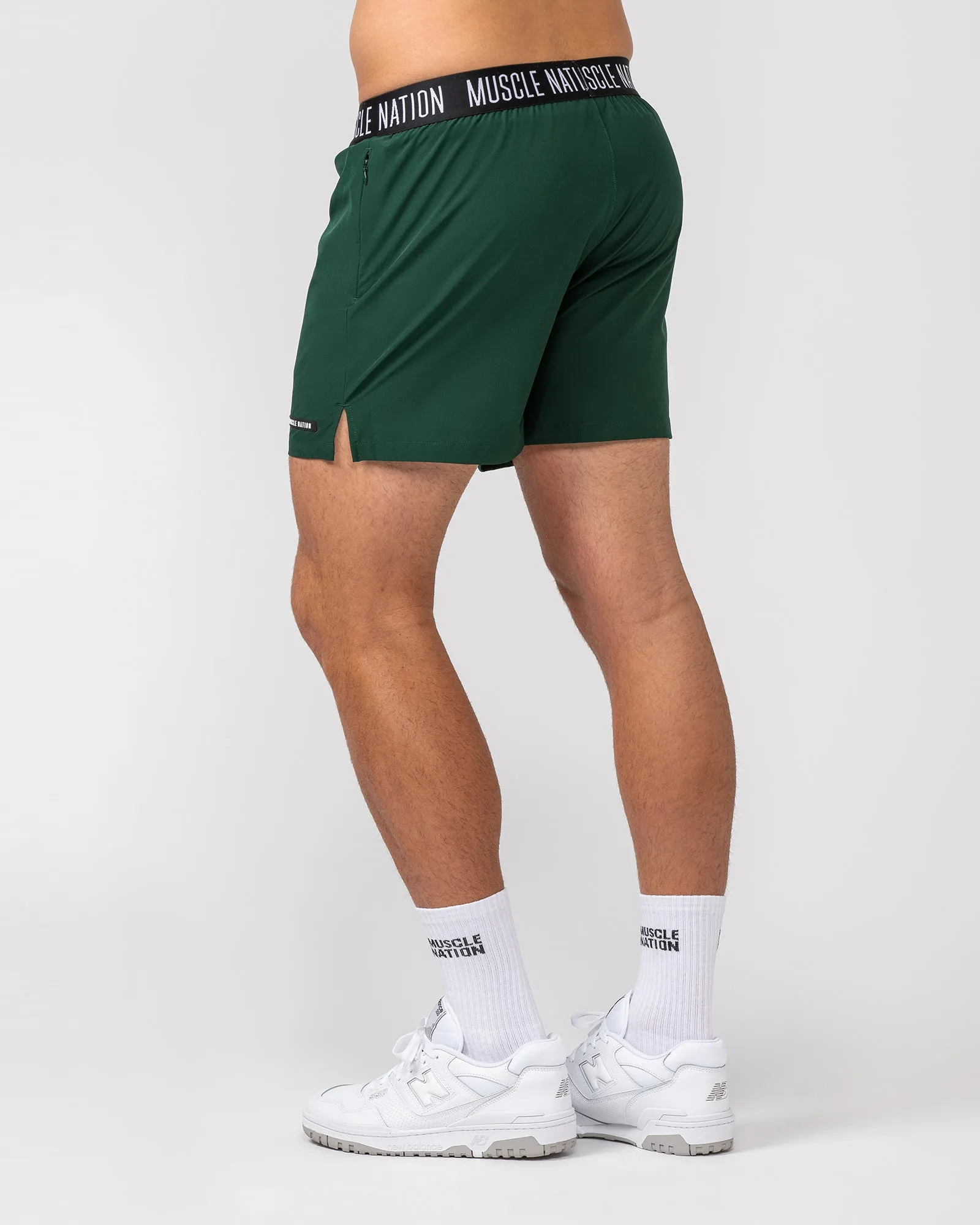 Level Up Training 4" Shorts - Pine sold by Muscle Nation product image thumbnail 5