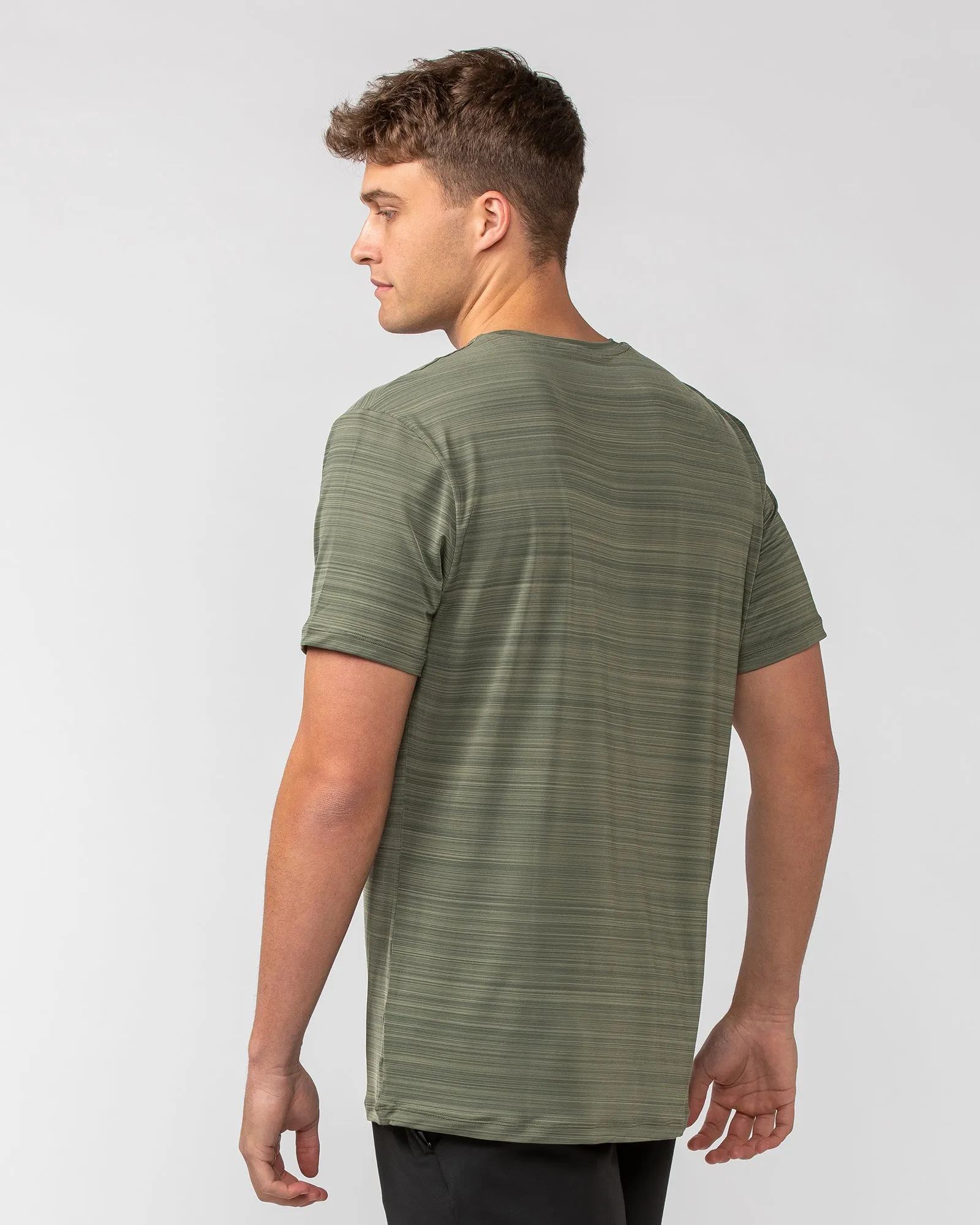 MN Active Running Tee - Dark Khaki sold by Muscle Nation product image thumbnail 3